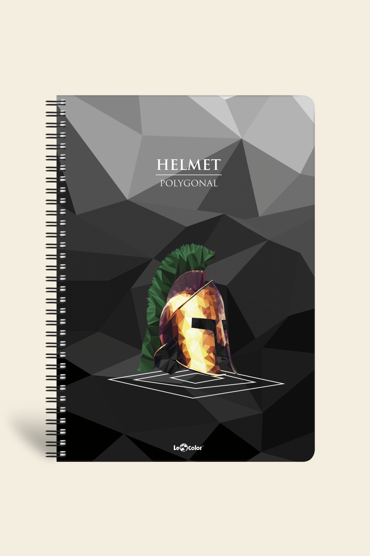 A4 Defter Çizgili 200 syf Kask Polygonal | LeColorA4 Defter Çizgili 200 syf Kask Polygonal