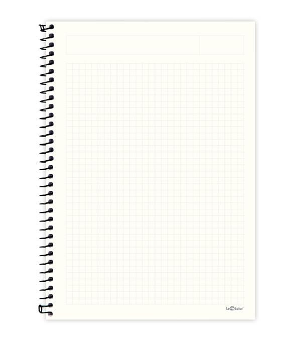 OKUL DEFTERİ A4 Defter Kareli 200 syf Mavi Eco