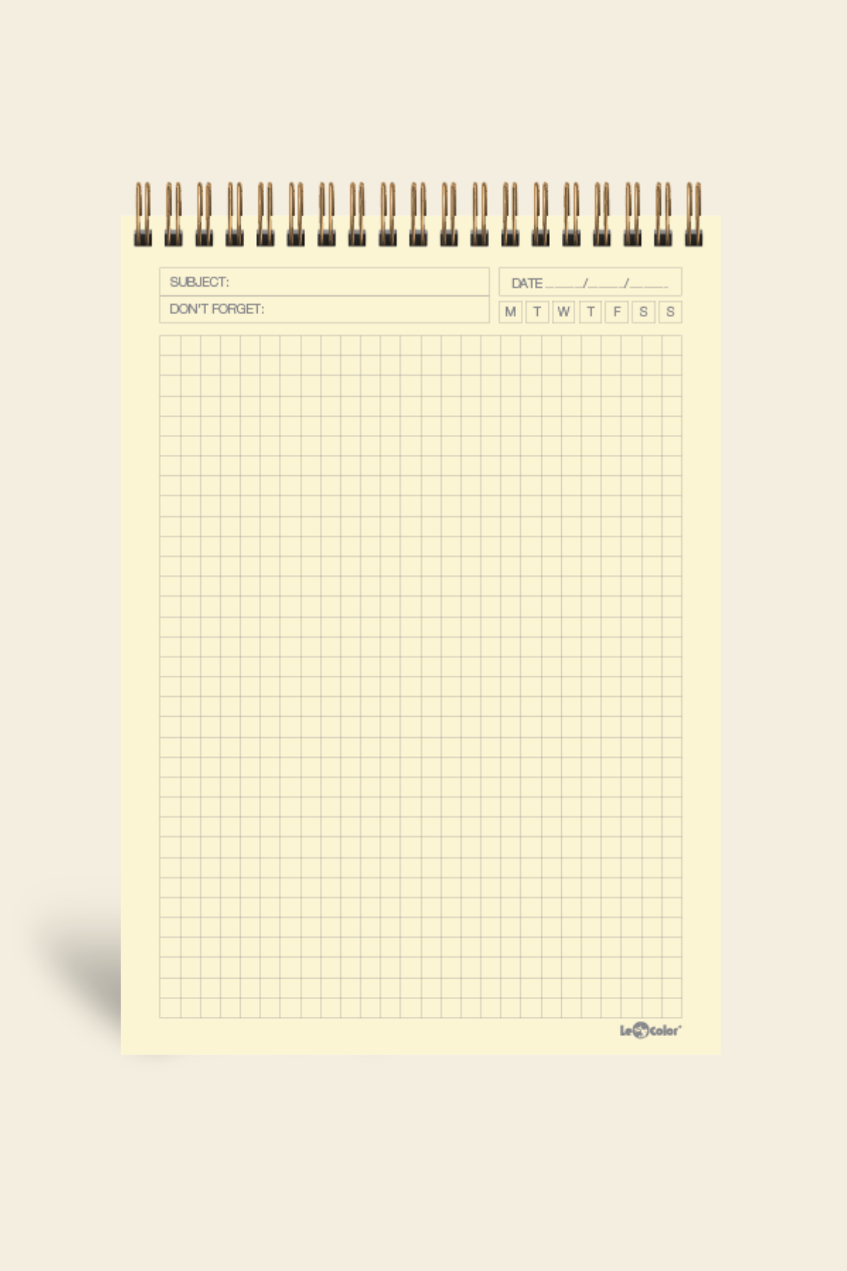 Concord Ofis Bloknot A5 Kareli Sarı Defter | LeColorConcord Ofis Bloknot A5 Çizgili Sarı