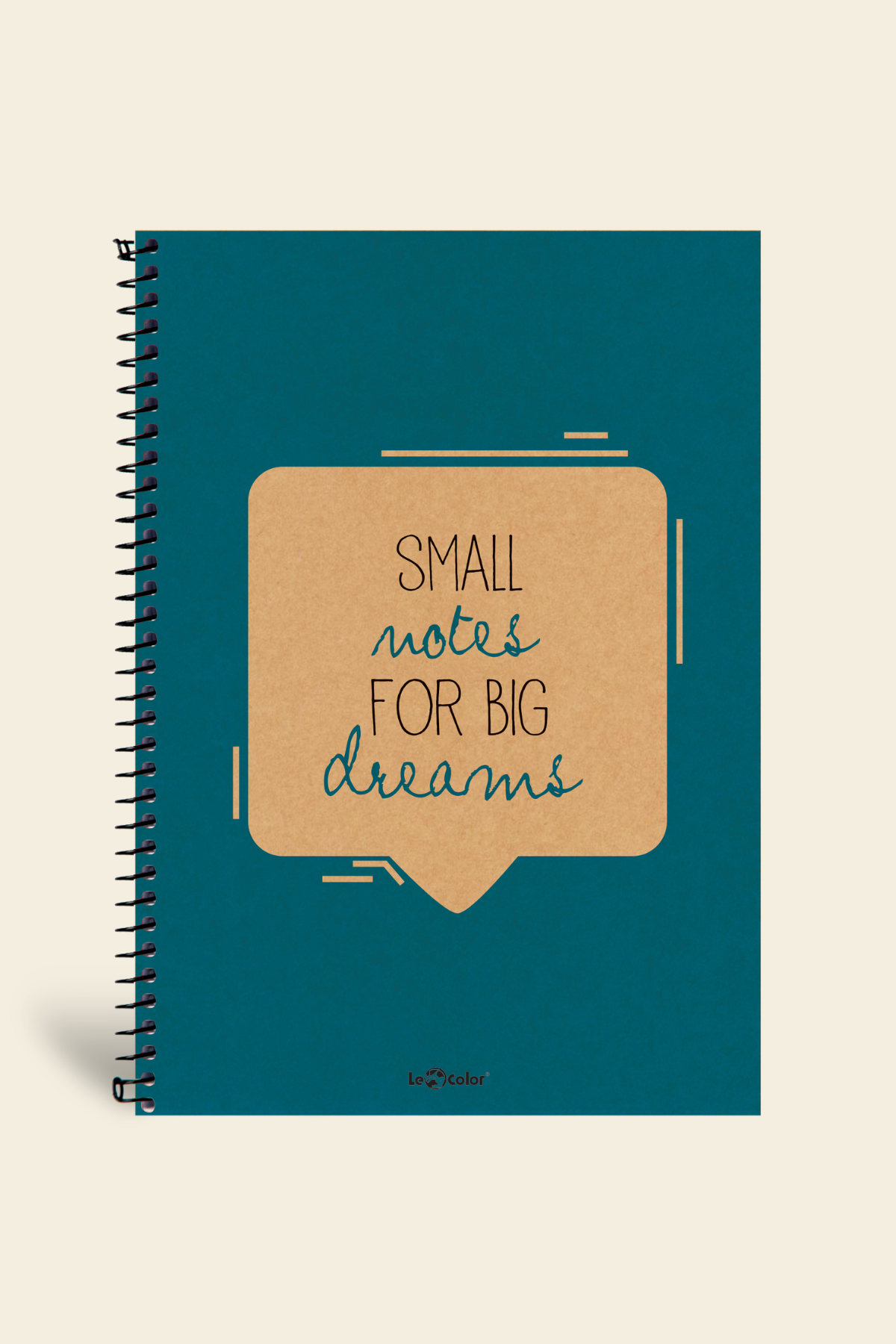 Eco Kraft Defter Düz Yeşil 200 syf 17x24 cm | LeColorEco Kraft Defter Düz 200 syf Yeşil 17x24 cm