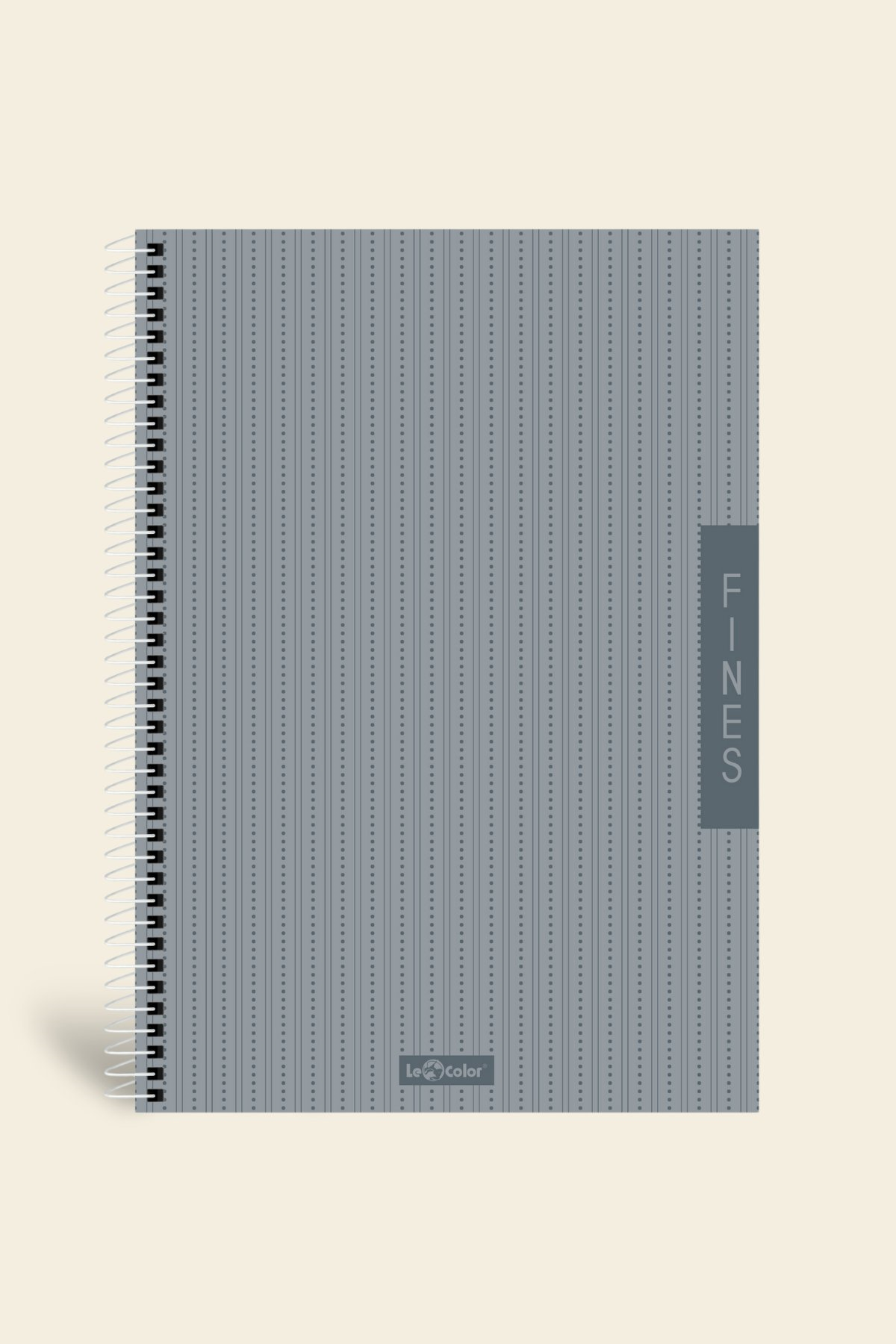 OFİS DEFTERİFines Ofis Defter A4 Spiralli Çizgili Gri