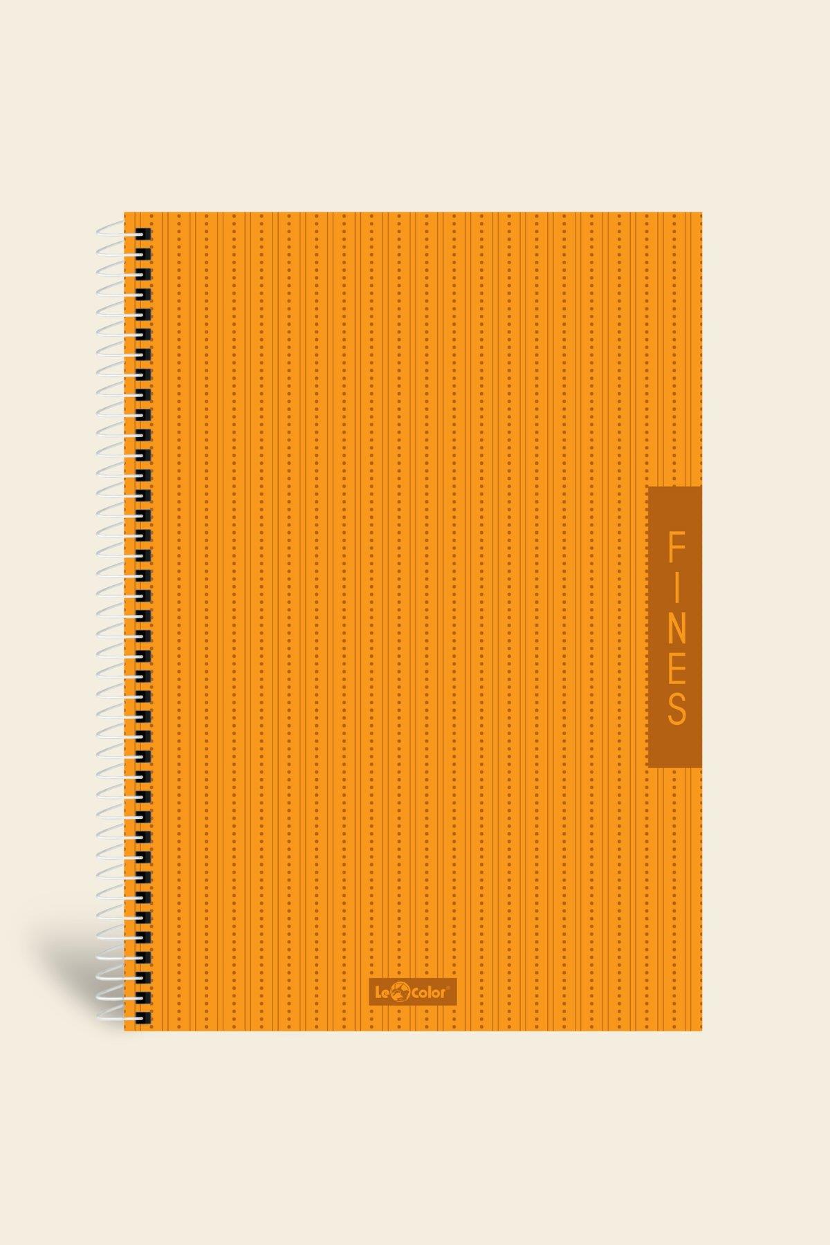 OFİS DEFTERİFines Ofis Defter A4 Spiralli Kareli Turuncu