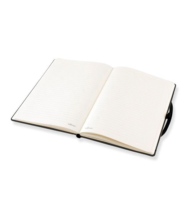 İstanbul Mini Defter Çizgili Lastikli Galata Siyah