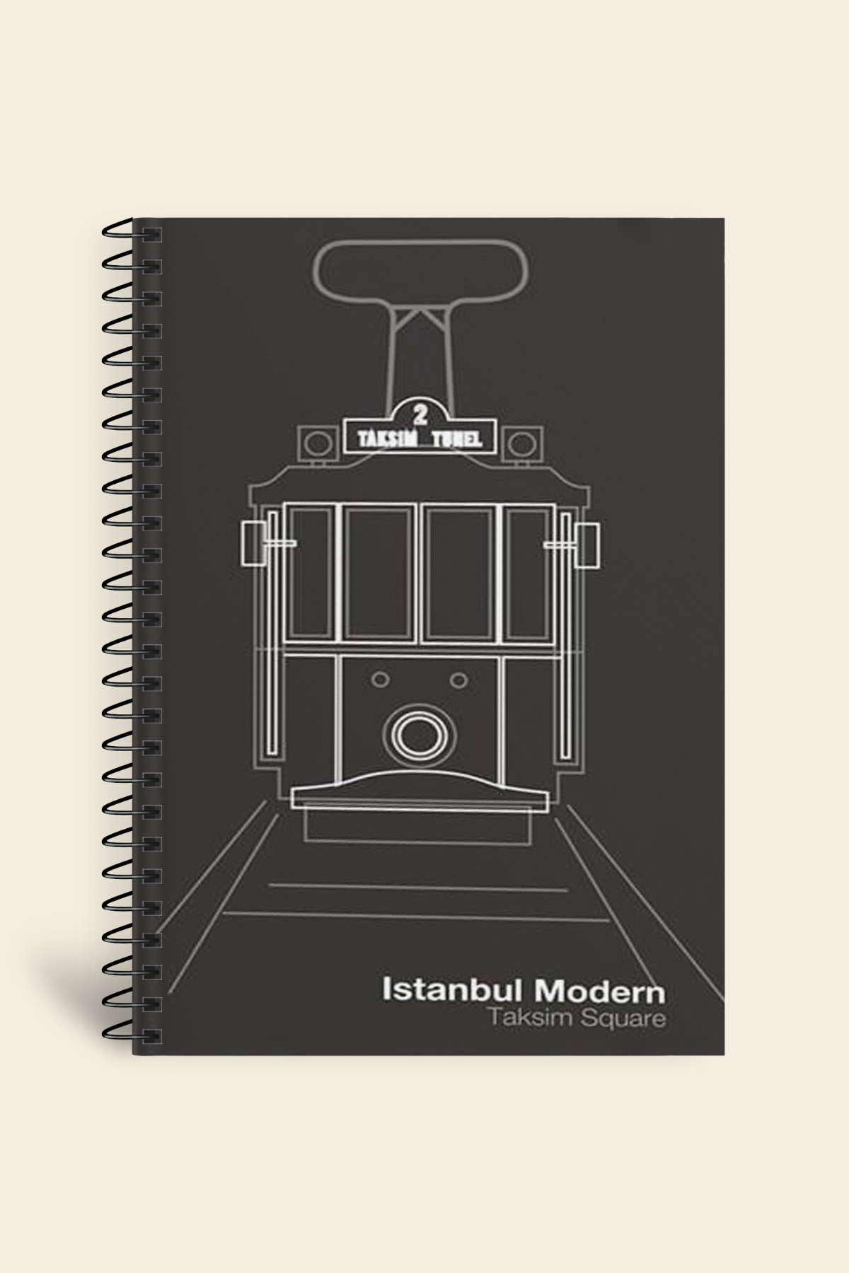 İstanbul Modern Defter Çizgili Tramvayİstanbul Modern Defter Çizgili Tramvay
