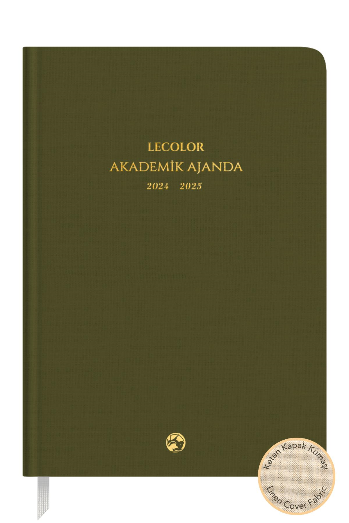 Keten Akademik Ajanda Limited Edition 17x24 Ciltli 24/25 Haki