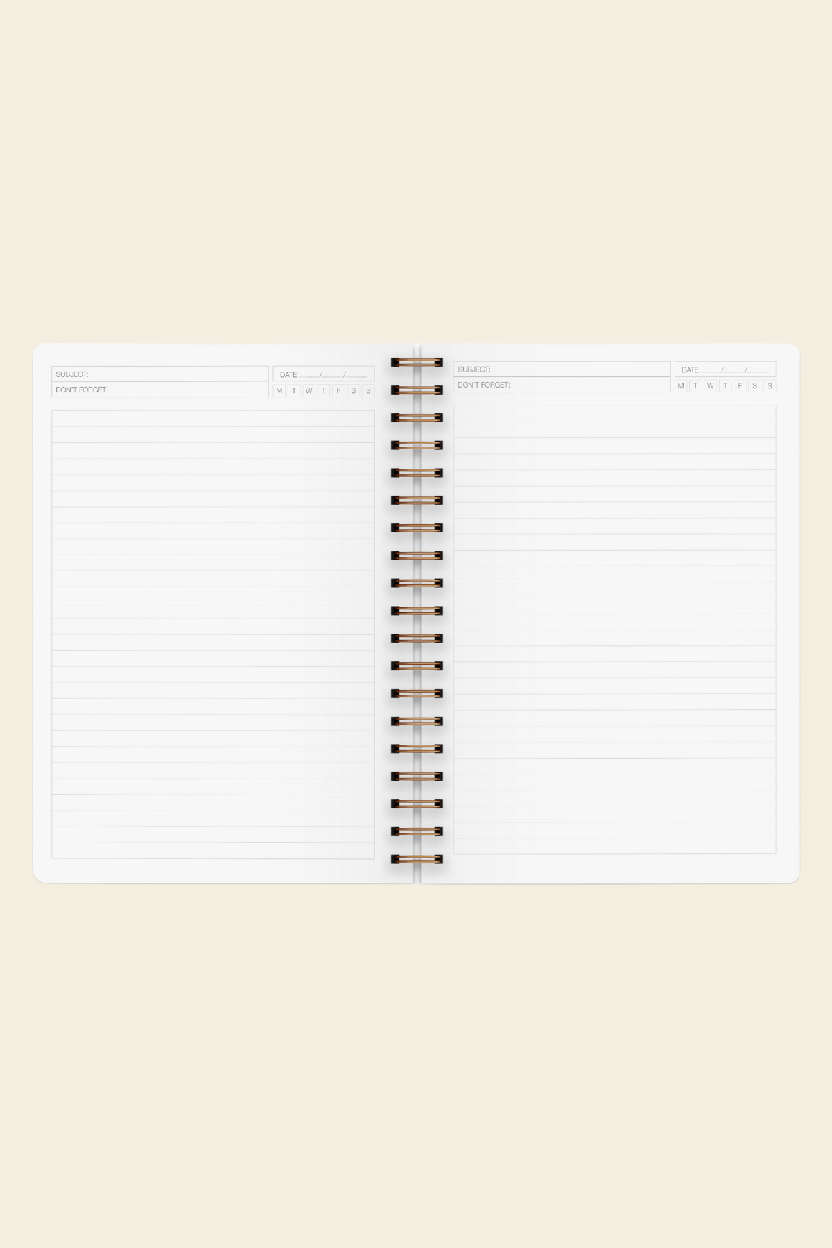 Kraft Ofis Defteri, Spiralli Çizgili Gri Defter | LeColorKraft Ofis Defter Spiralli Çizgili Gri