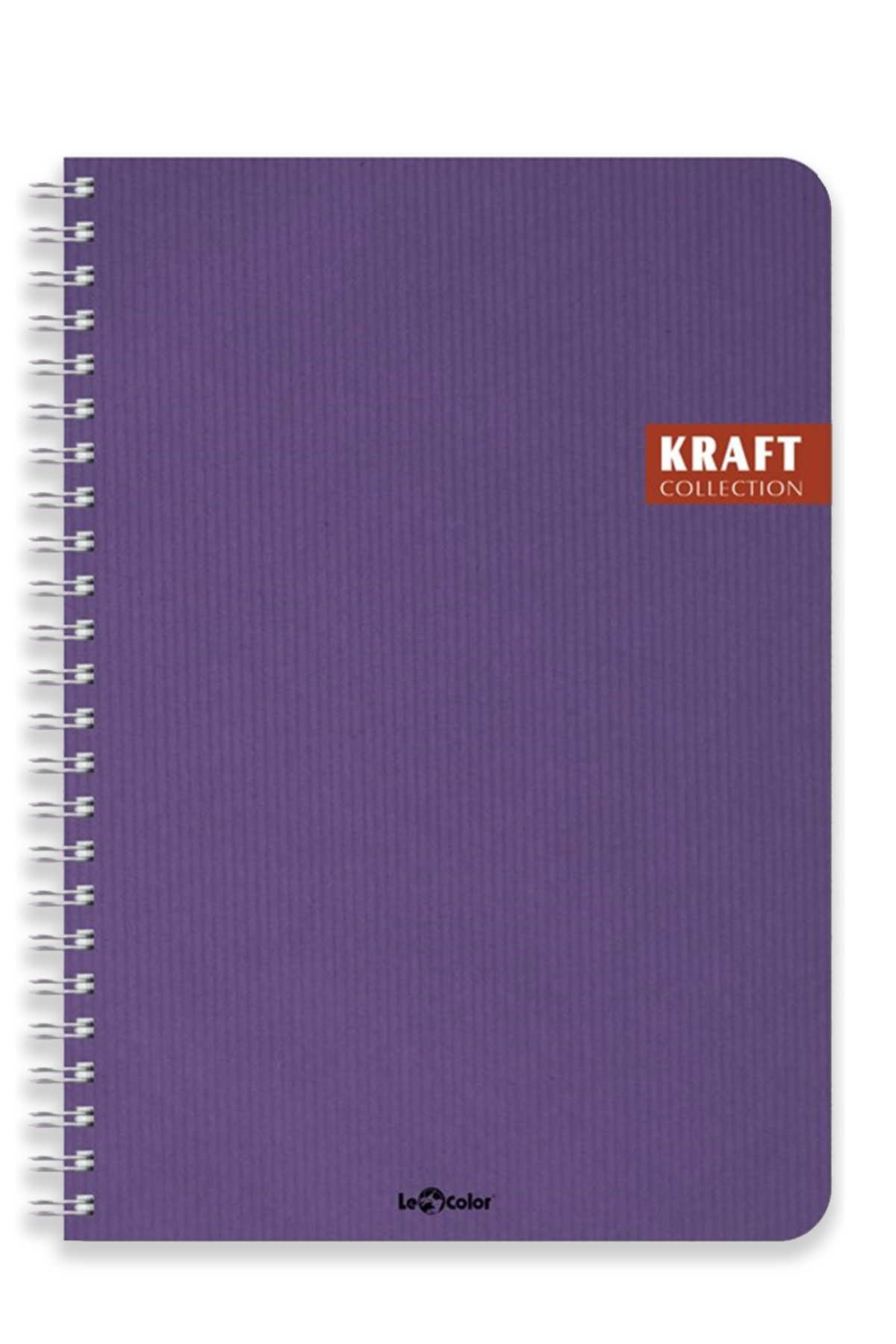 OFİS DEFTERİKraft Ofis Defter Spiralli Kareli Mor
