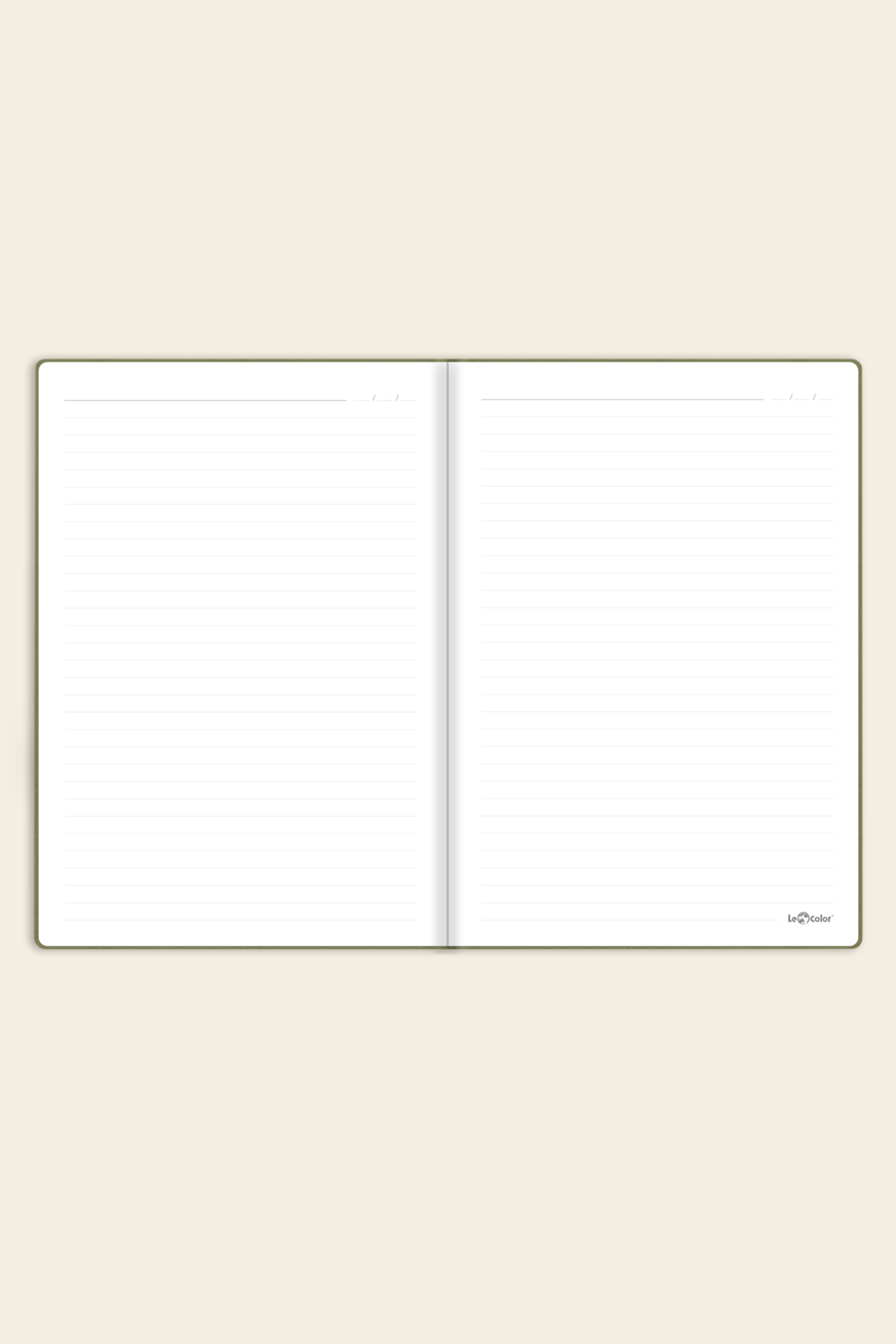 Minimal Defter Çizgili Vizon 17x24cm 