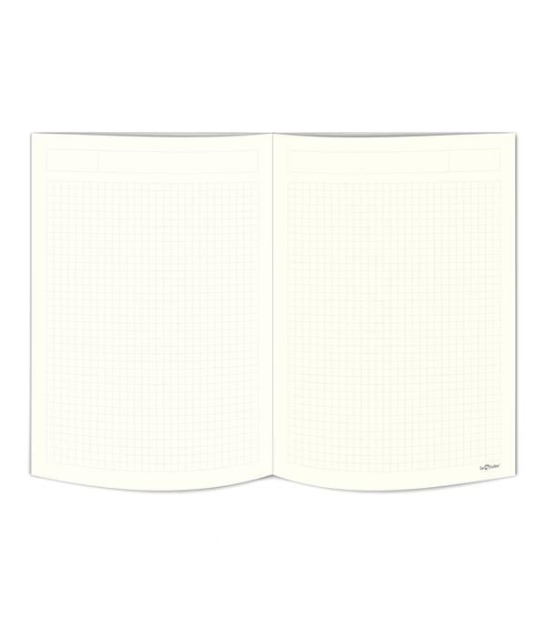 SERT KAPAKLI LASTİKLİ TASARIM DEFTERMinimal Defter Kareli Kum 17x24cm