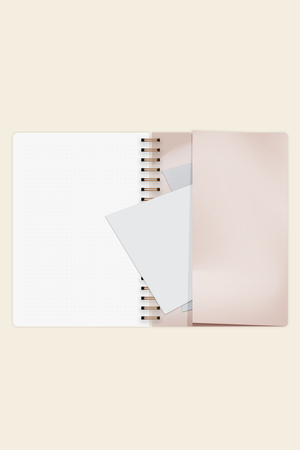 Noktalı Bullet Journal Pro Defter Shine Mercan 17x24