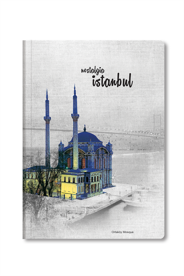 Nostalji İstanbul Mini Defter Çizgili Lastikli DolmabahçeNostalji İstanbul Mini Defter Çizgili Lastikli Dol