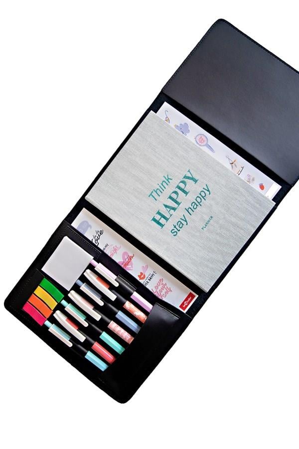 Organizer 15x21 Defter,8.1 inç İpad Çanta Siyah
