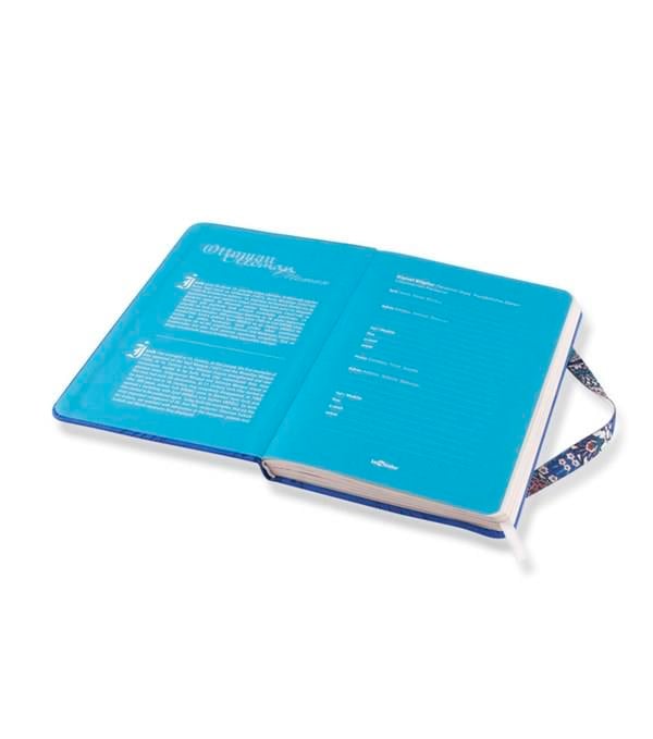 Osmanlı Çini Sanatı Journal Çizgili Lastikli LacivertOsmanlı Çini Sanatı Journal Çizgili Lastikli Laciv