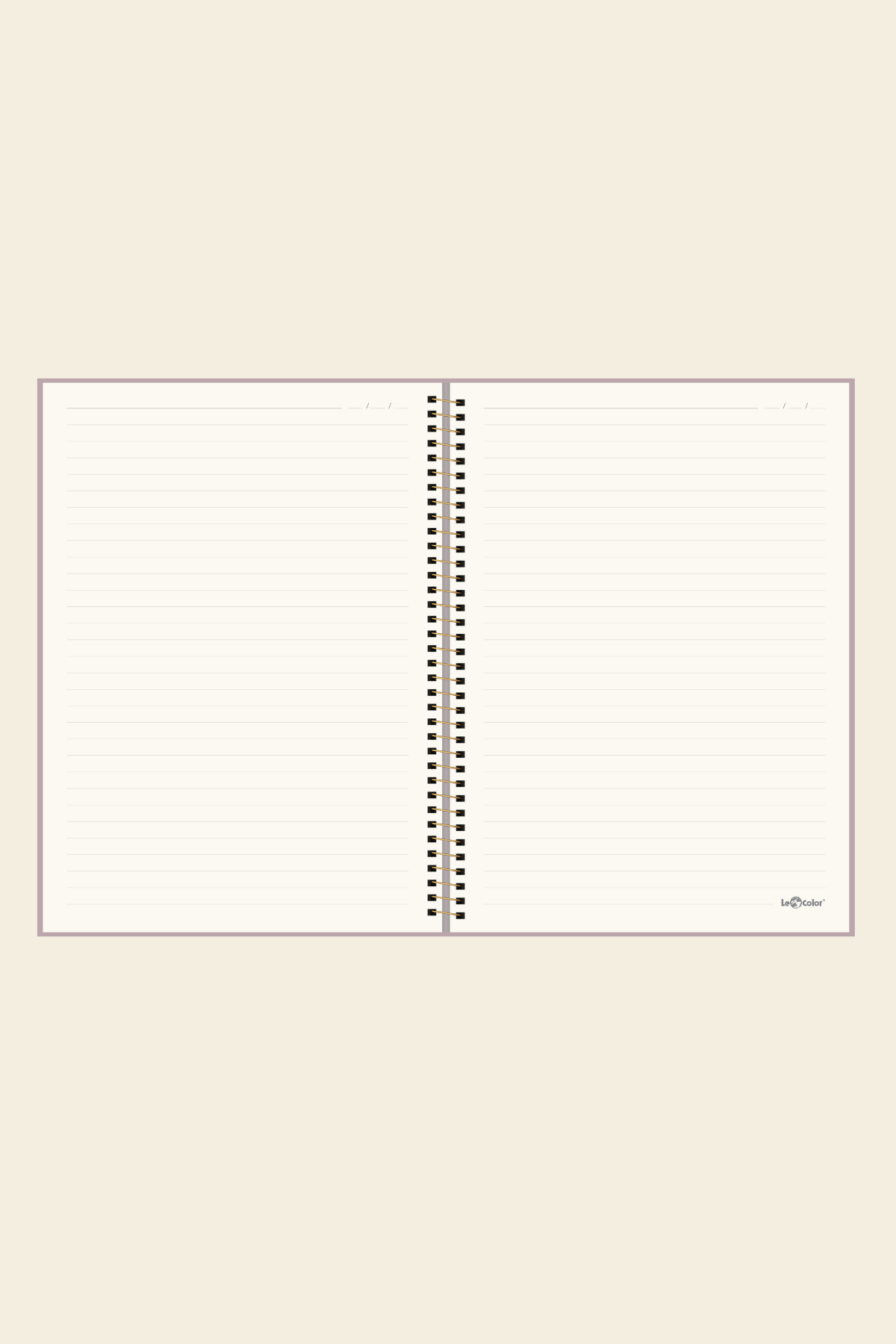 HOŞ GELDİN BEBEĞİM ANI DEFTERİPuantiyeli Defter Çizgili Lila 17x24 cm