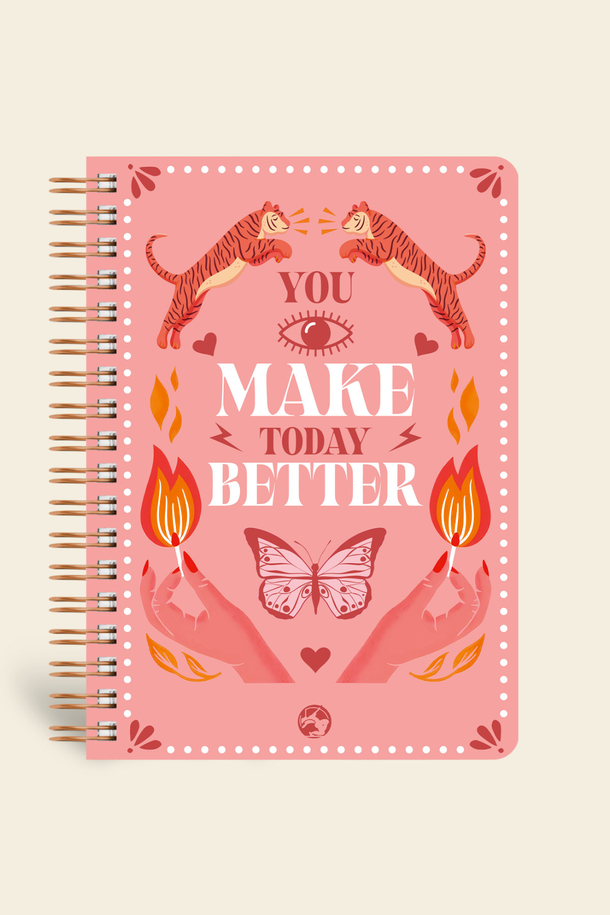 Utopia Spiralli Defter Düz Make Better 17x24 cm