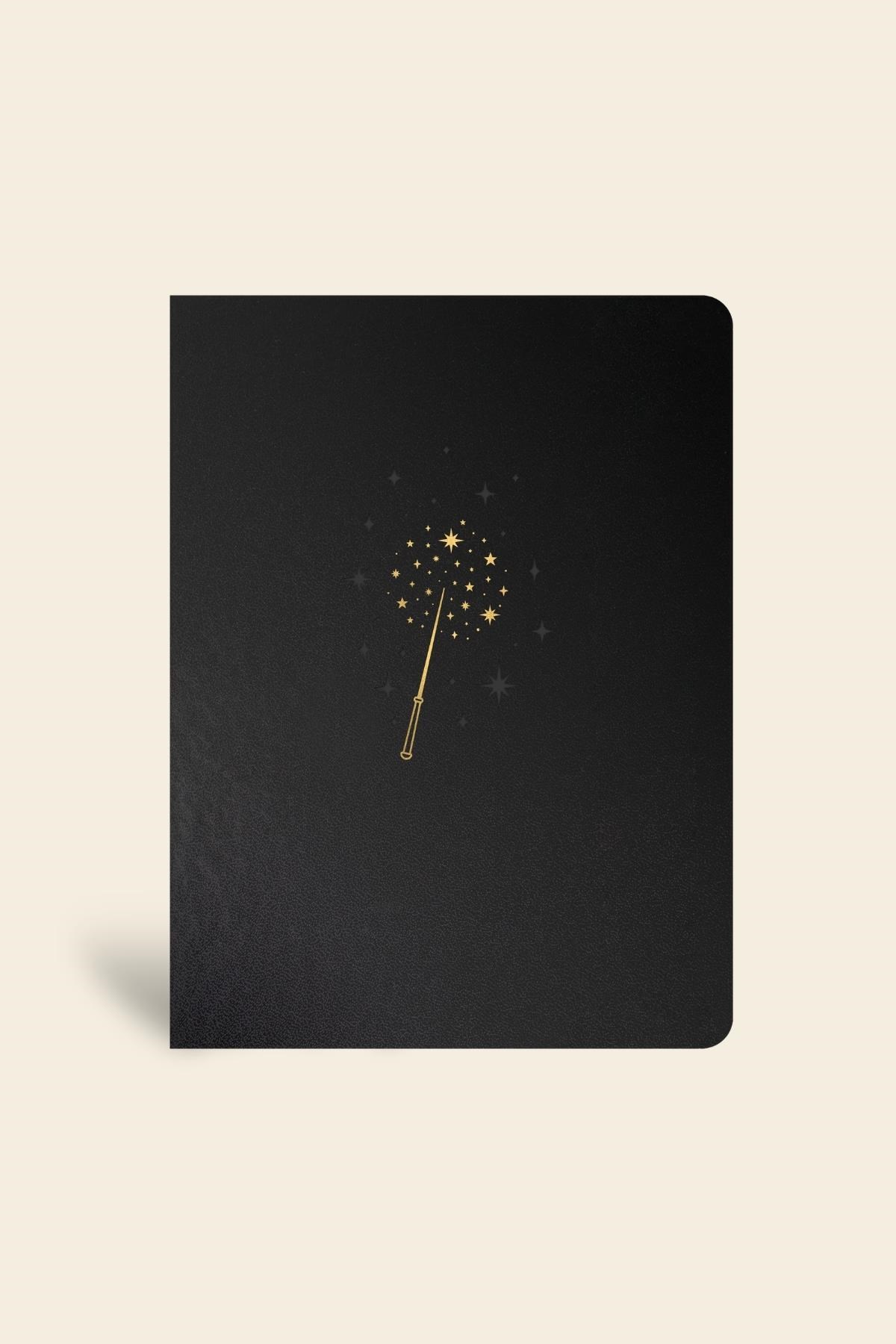 Wizard Ciltli Deri Defter Çizgili Magic 13x18 cm