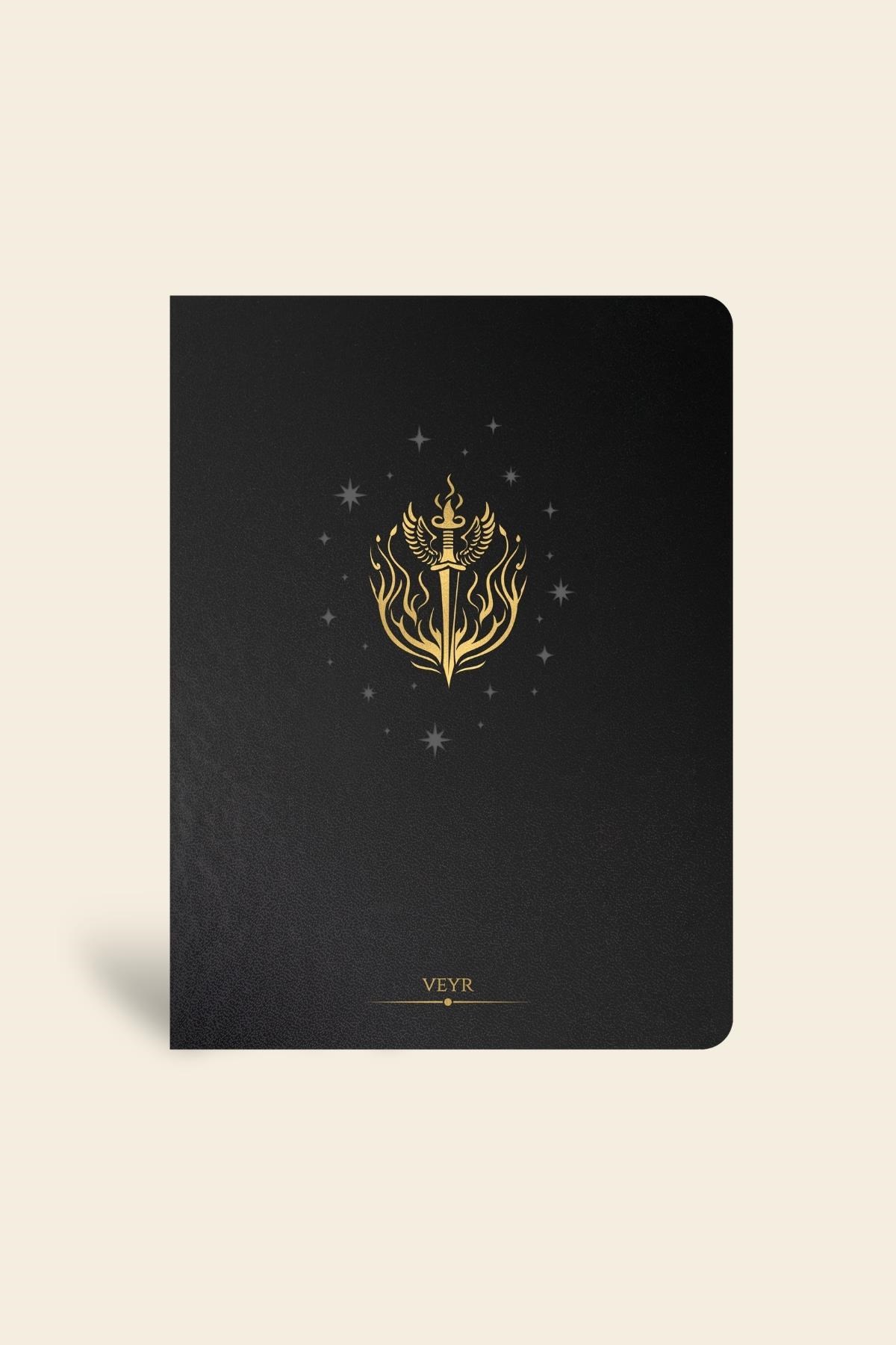 Wizard Ciltli Deri Defter Çizgili Veyr 13x18 cm