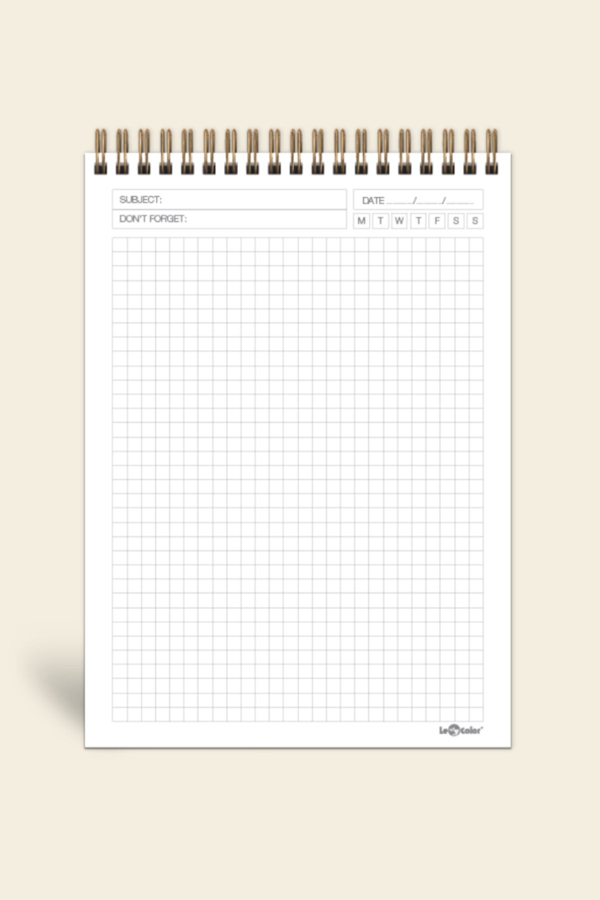Writing Pad Ofis Bloknot A5 Kareli Beyaz Defter | LeColorWriting Pad Ofis Bloknot A5 Kareli Beyaz