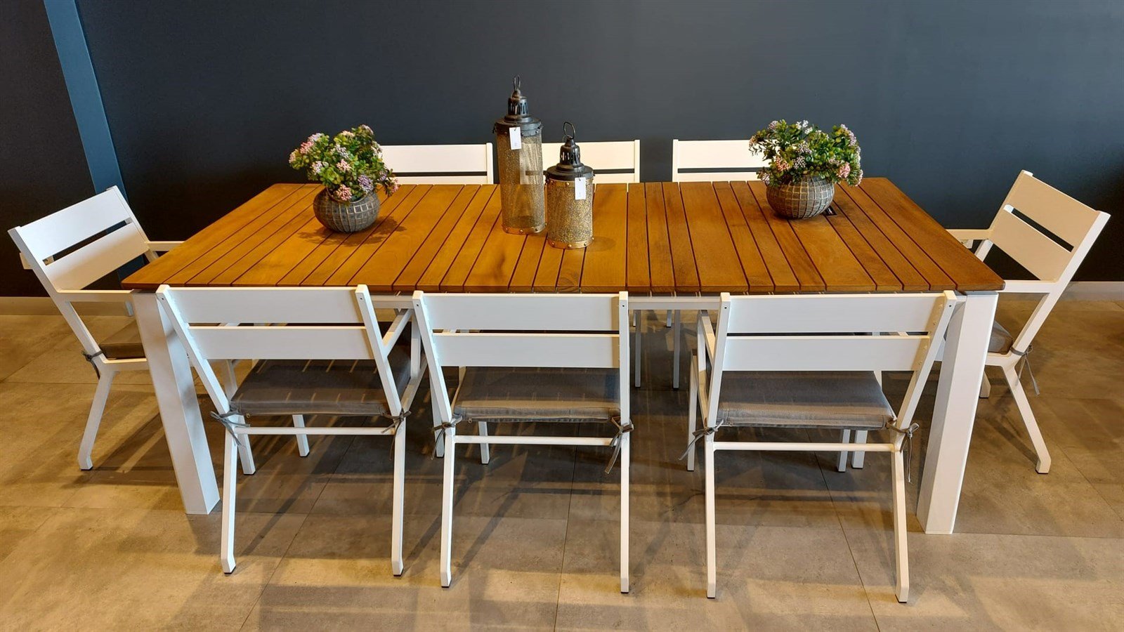 Ahşap Bahçe Masa Takımı Minderli ER-9925