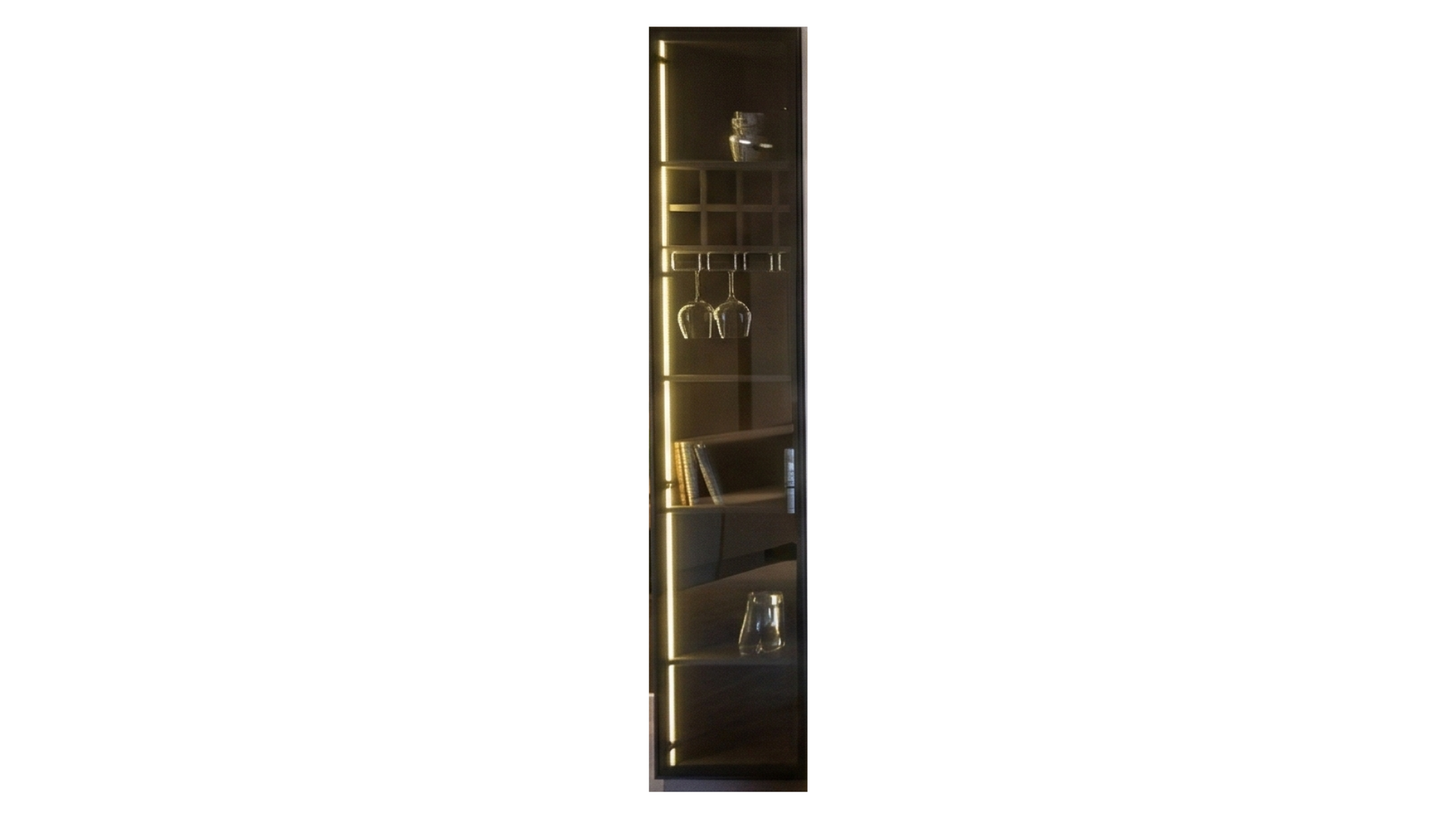 Avaris Plus Füme Cam Kapaklı Dolap Ledli 235HX45