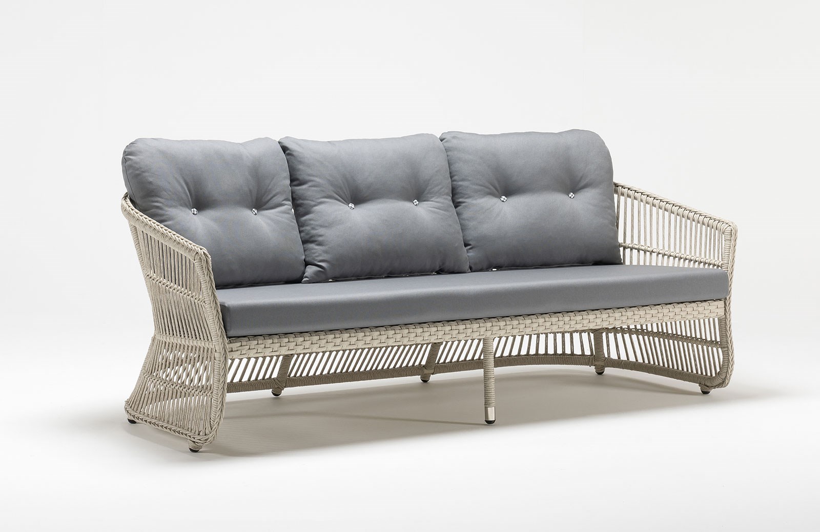 Bahçe Rattan Üçlü Koltuk BH-1079