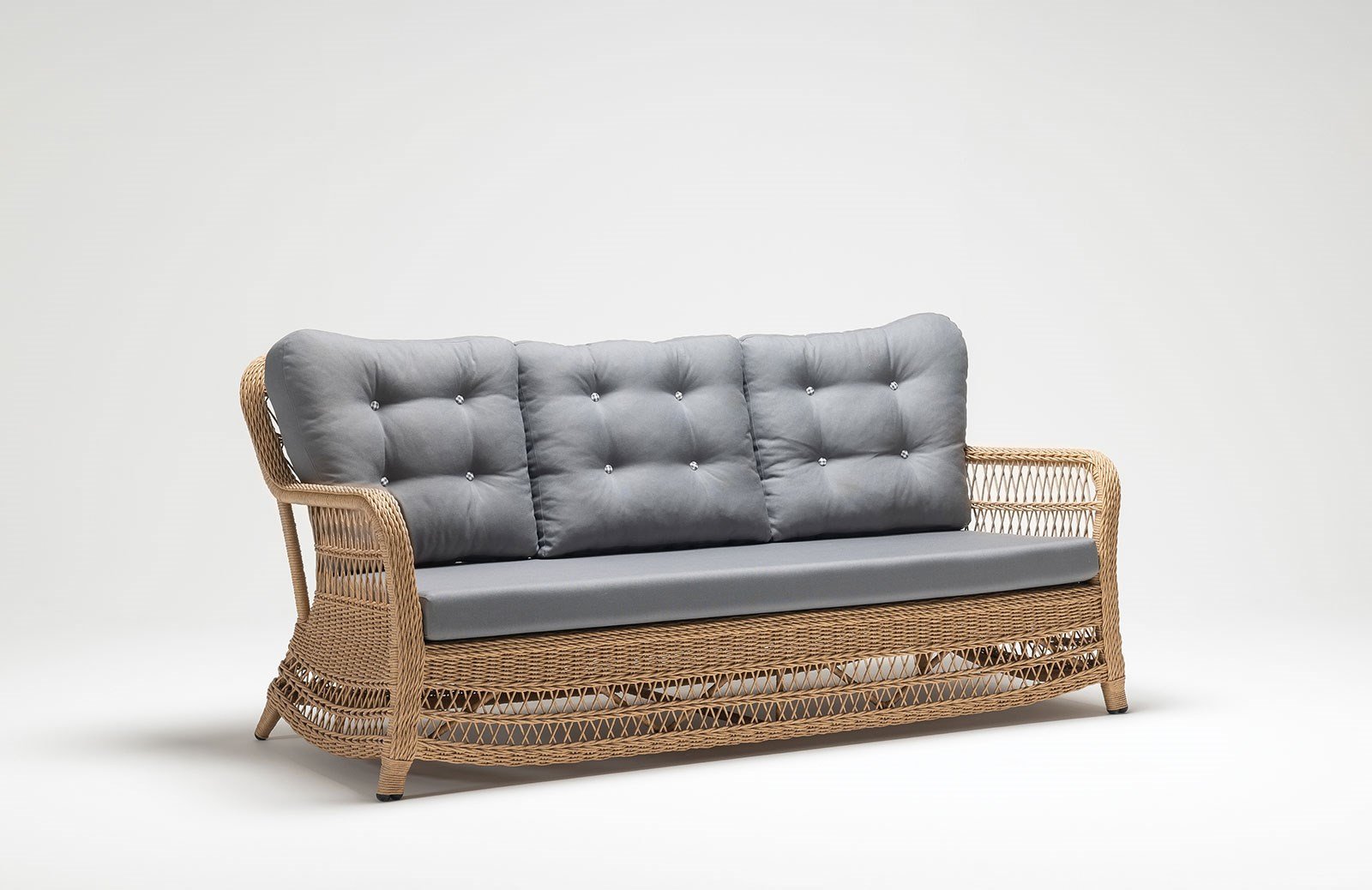 Bahçe Rattan Üçlü Koltuk BH-1092