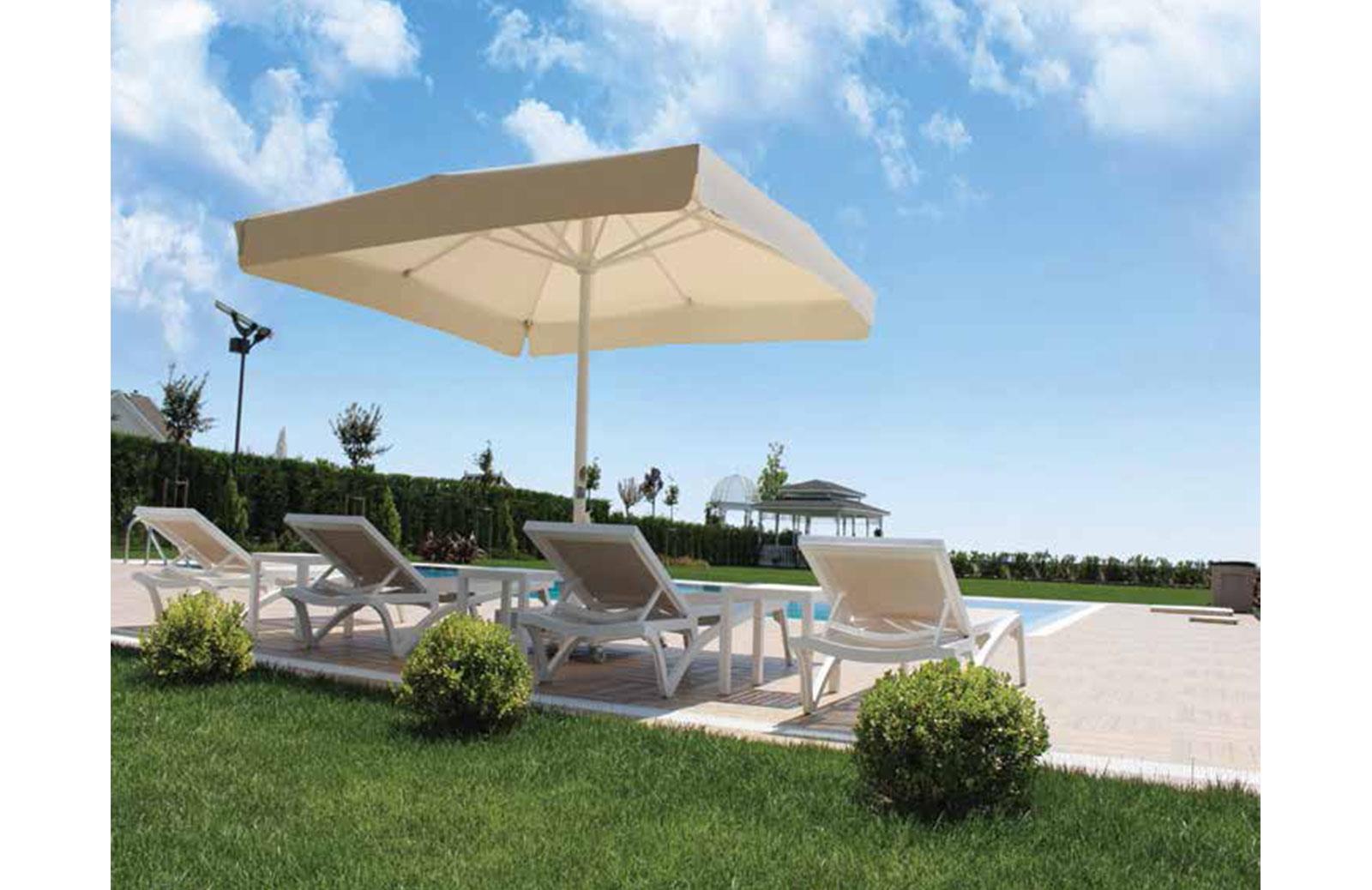 Bahçe Şemsiyesi - Polyester Krem SE-114