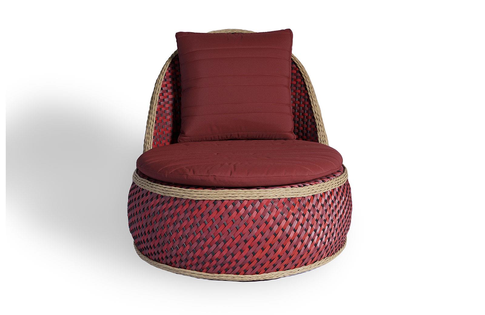 Bahçe Tekli Koltuk Red Rnc-108