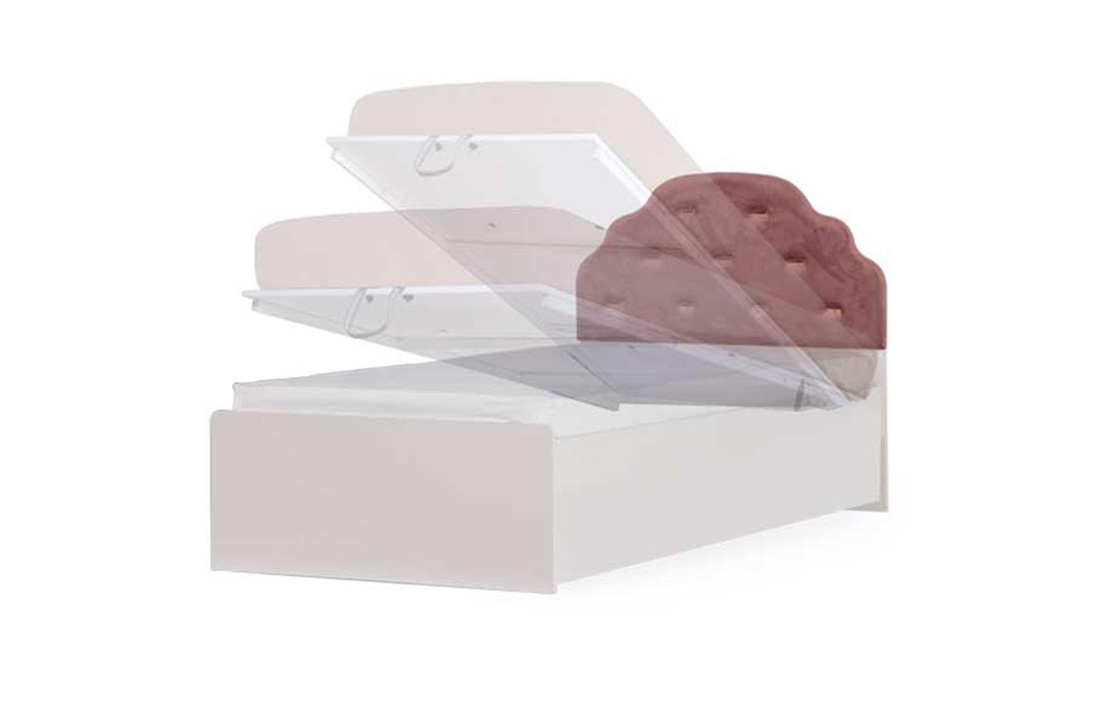 Bello Bazalı Karyola 100*200 cm