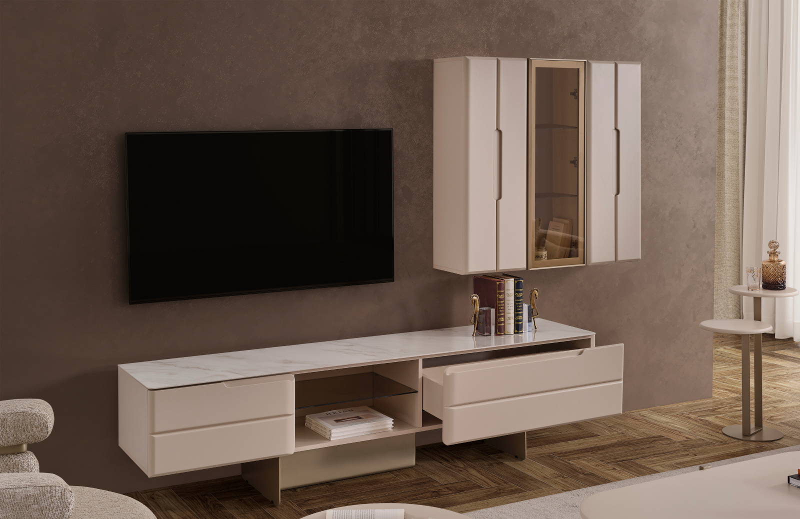 Blandine Luxury Seramik Tv Ünitesi