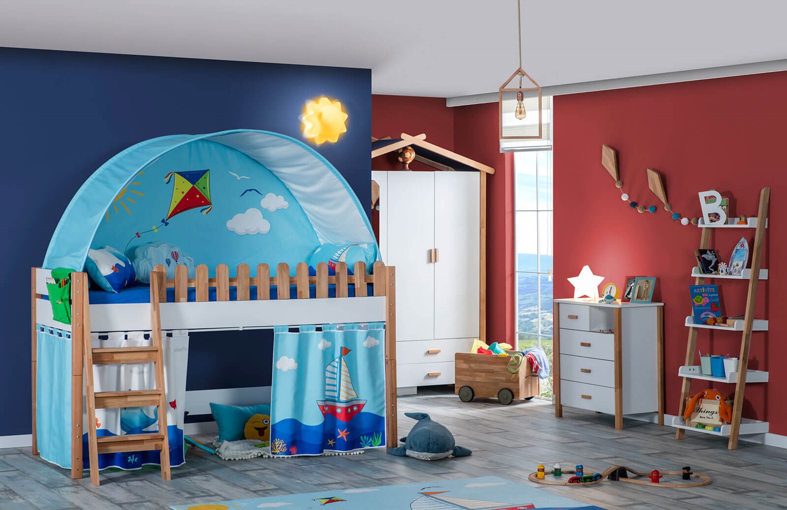 Blue Ev Çadır Oyun Evi Takımı