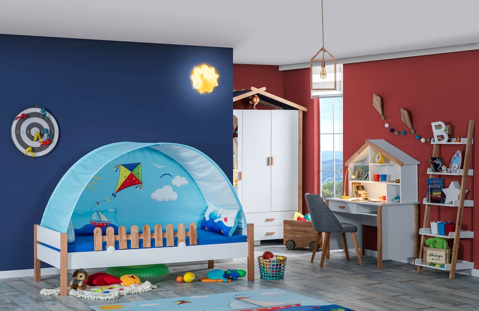 Blue Kale Çadır Mini Oyun Evi Takımı