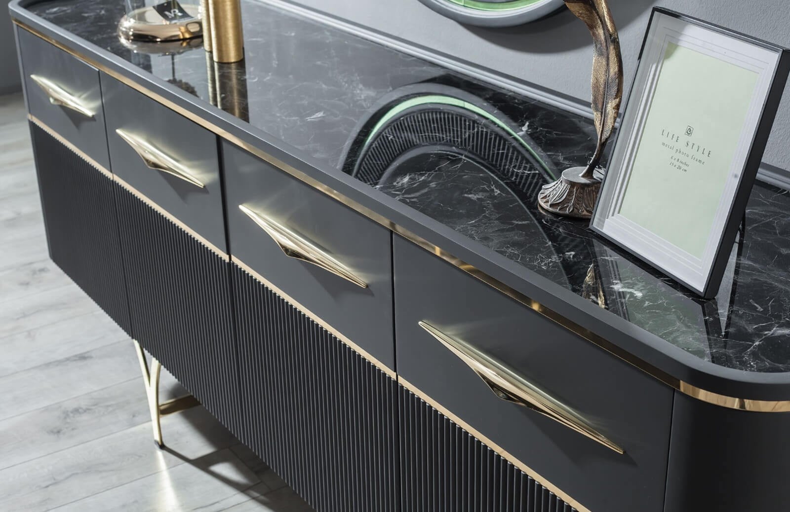 Demre Konsol Antrasit