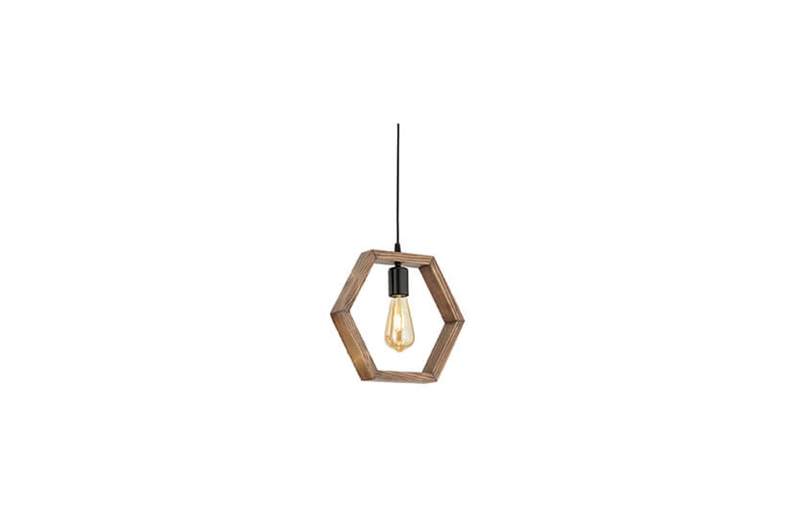 E8135-C Geometrik Ahaşap Sarkıt (C)