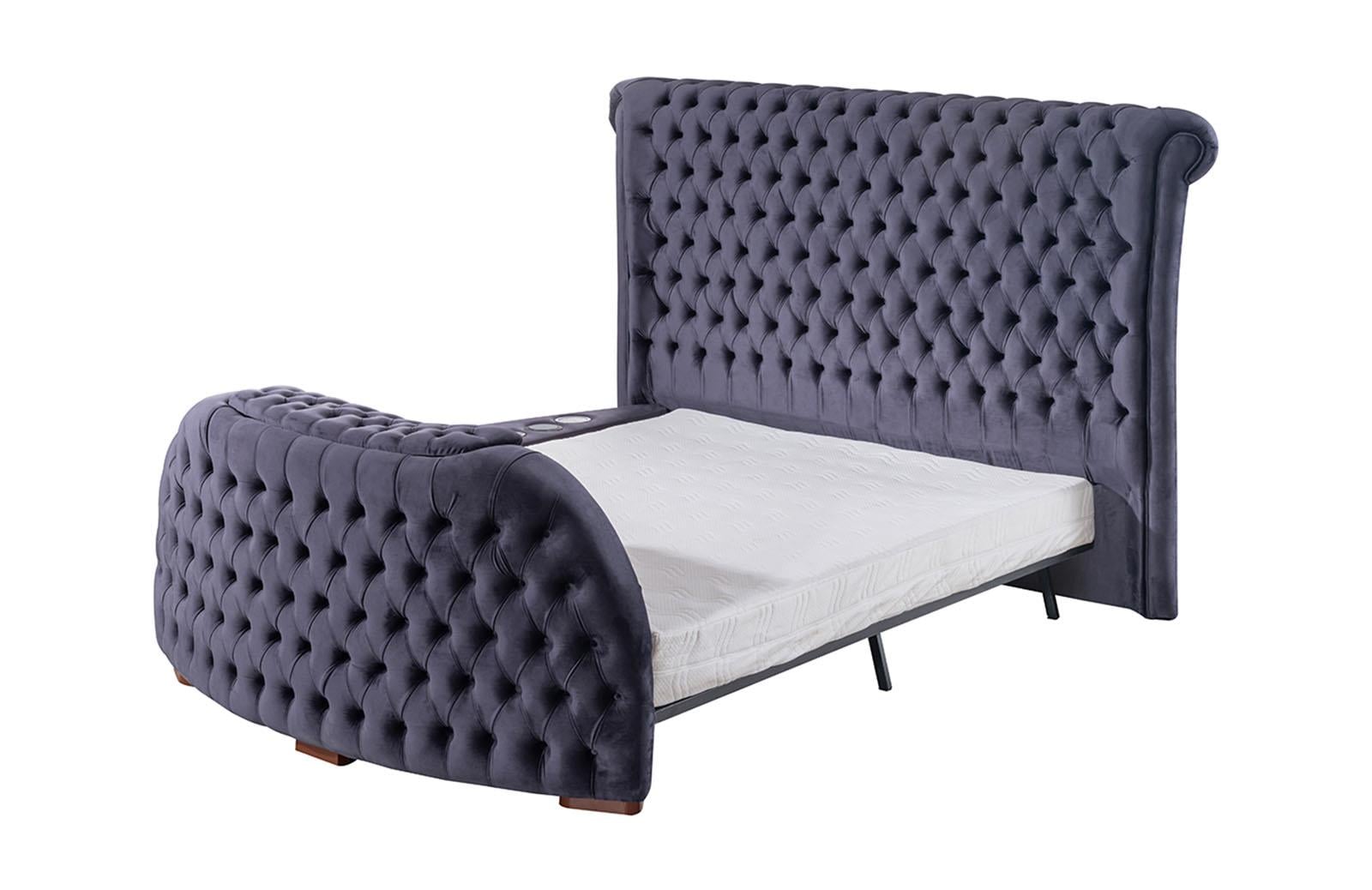 Engince Fonksiyonel Karyola + Başlık + Yatak 200*200 ENGC-BD-1037