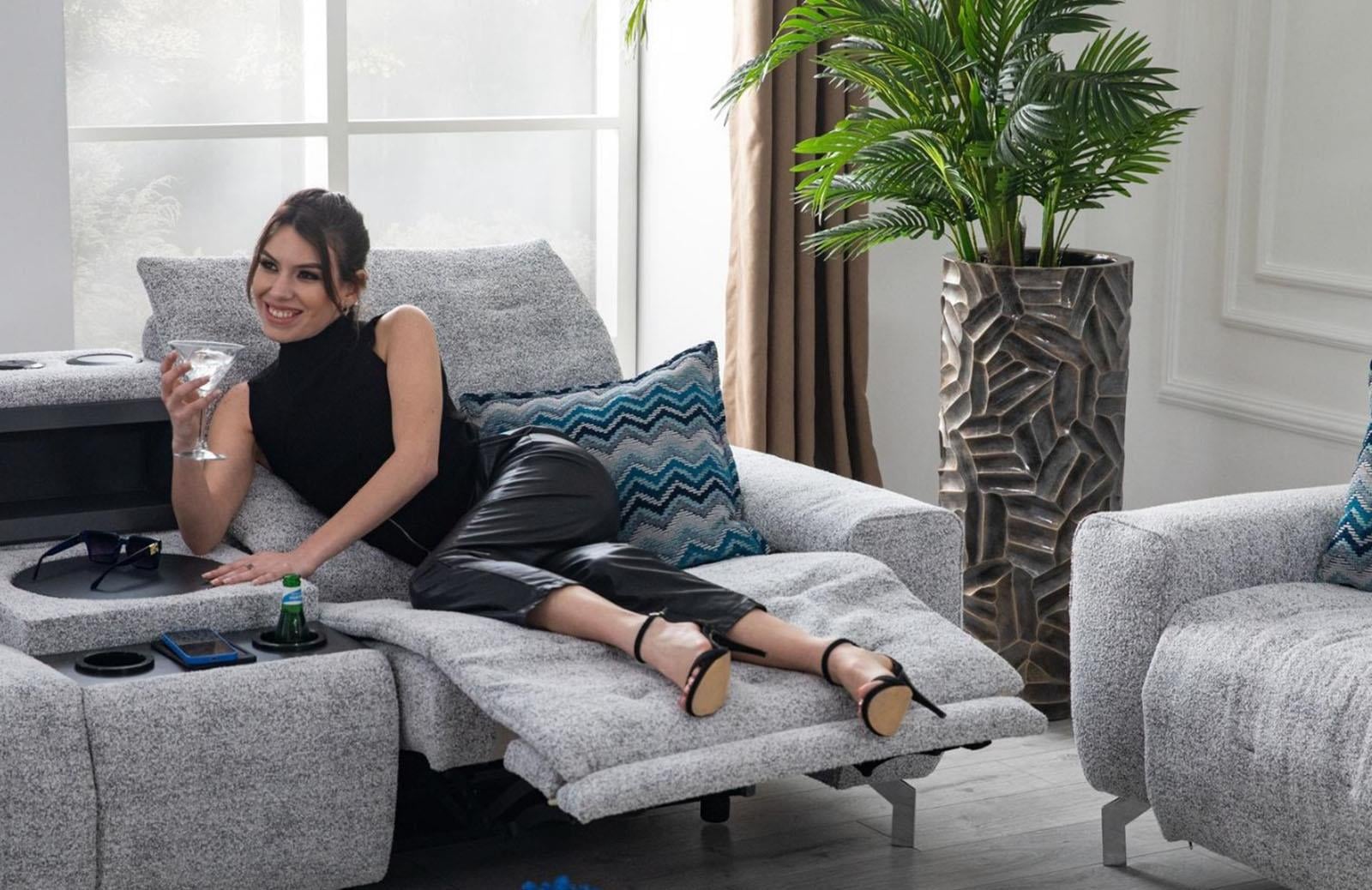 Eyloni Recliner Motorlu Başlıklı