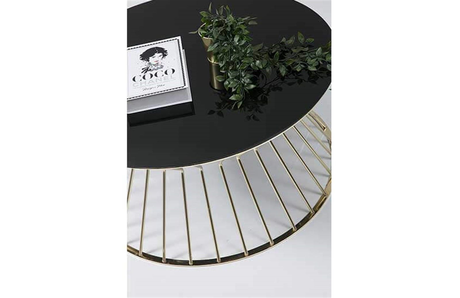 Gold Metal Orta Sehpa