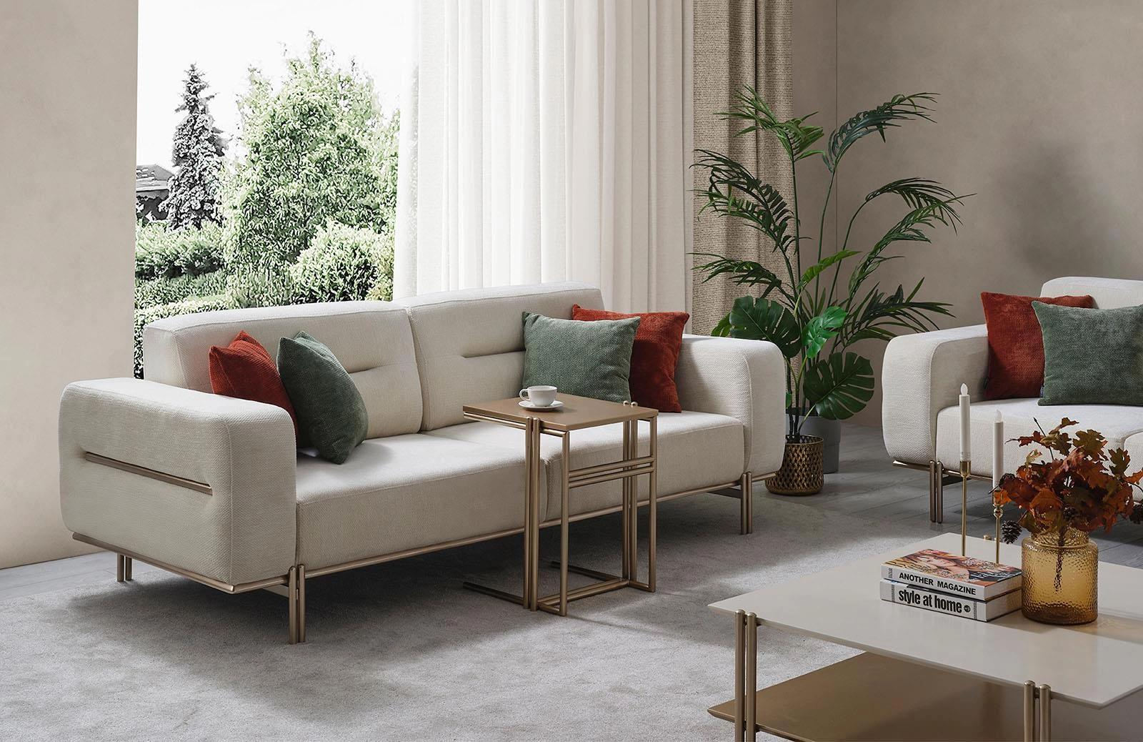 Gracie Plus Üçlü Koltuk