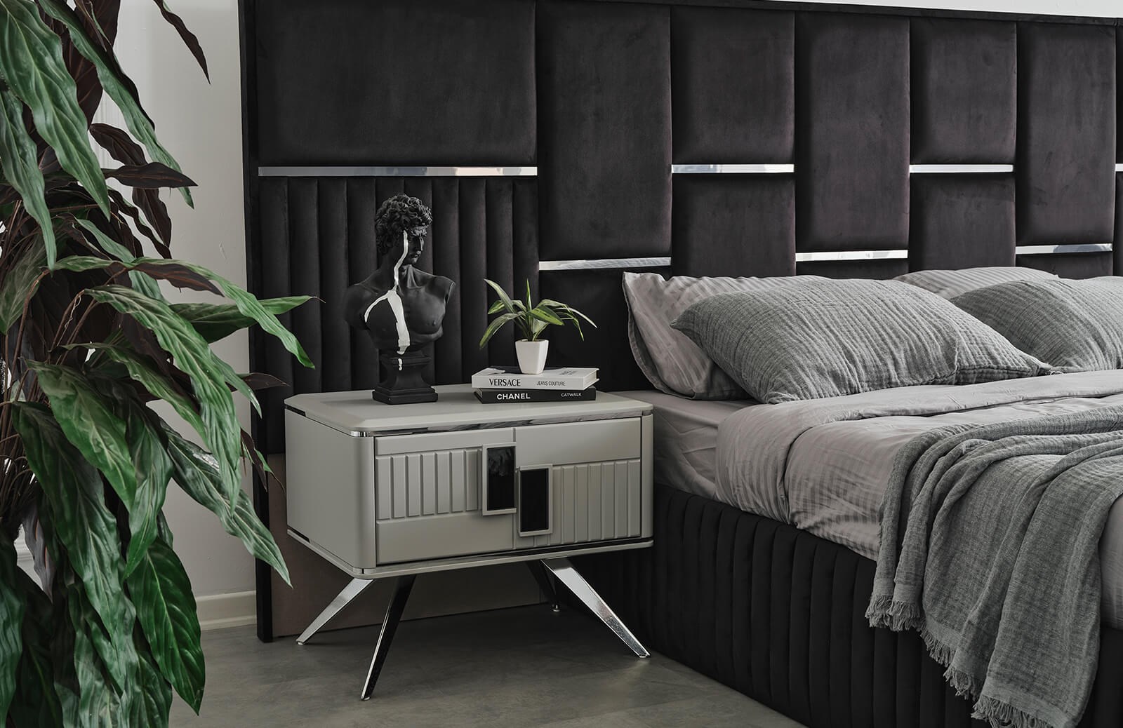 Grey Yatak Odası Takımı