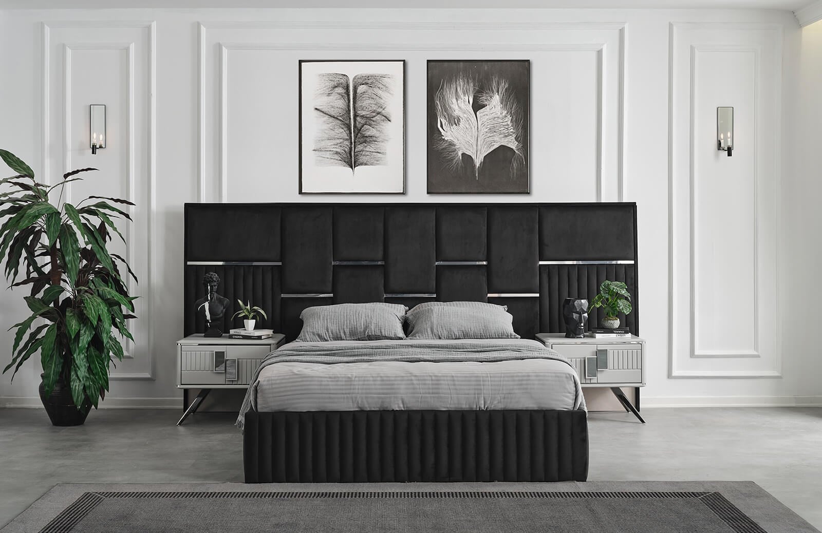 Grey Yatak Odası Takımı