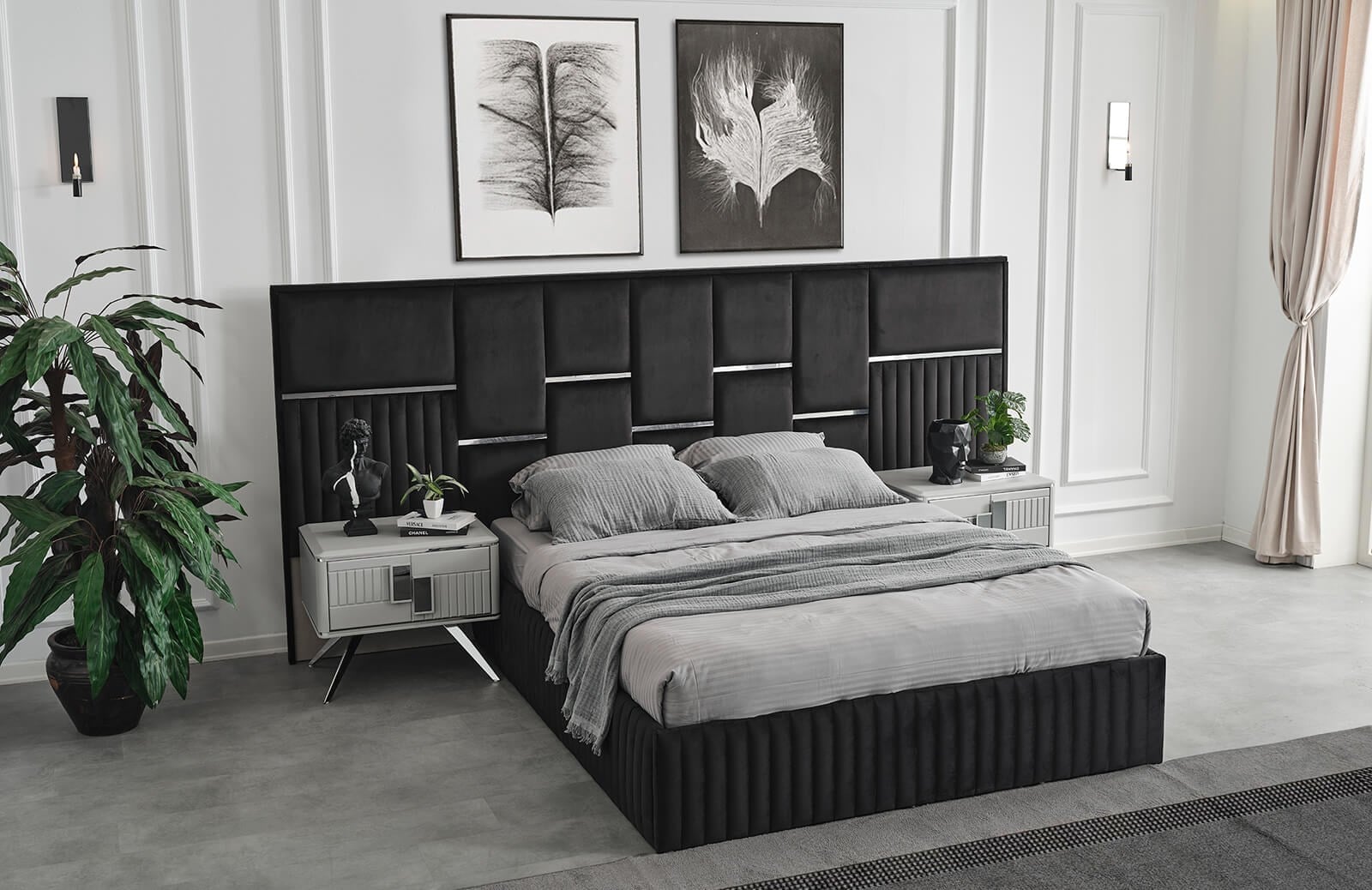 Grey Yatak Odası Takımı