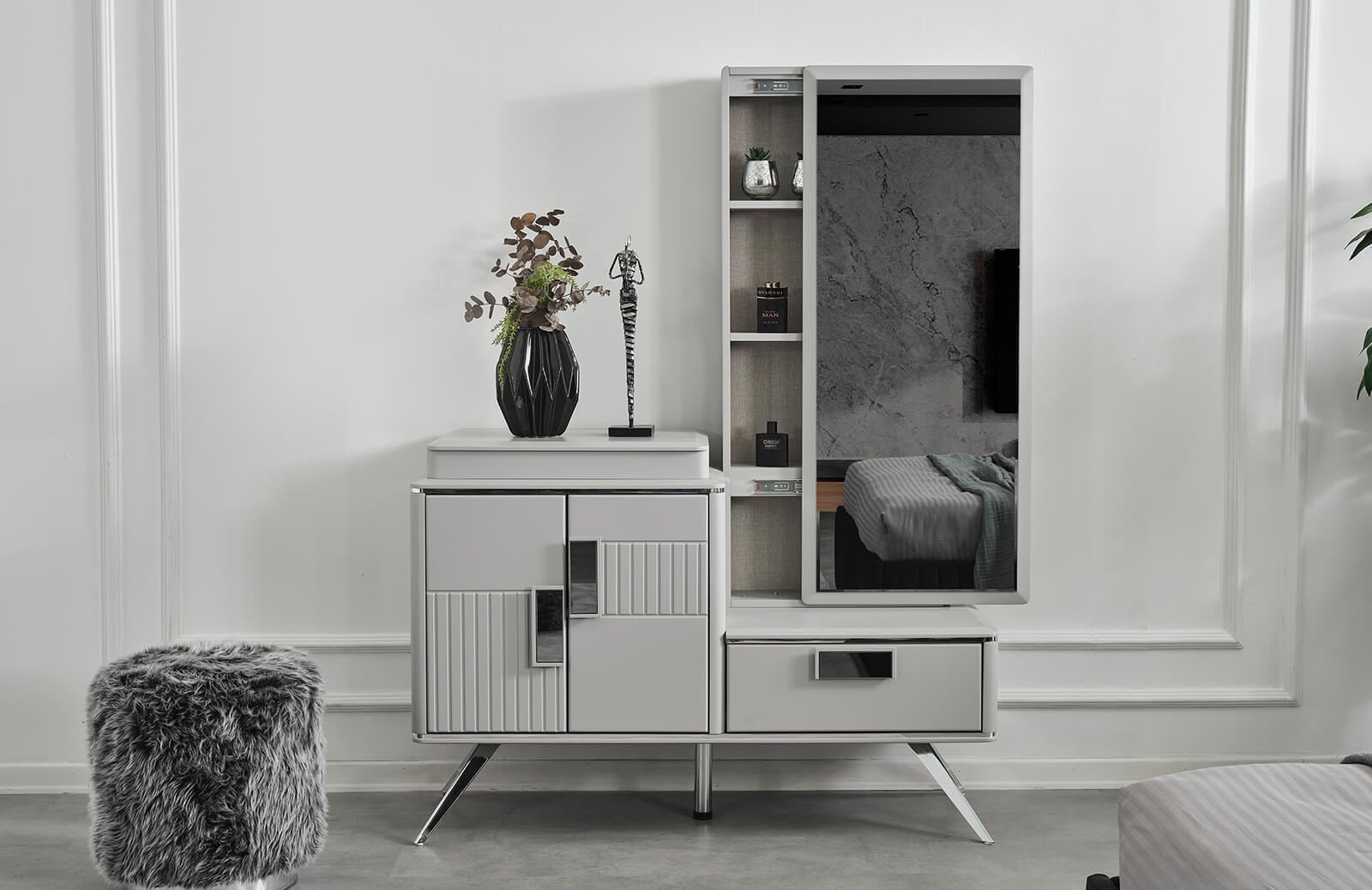Grey Yatak Odası Takımı