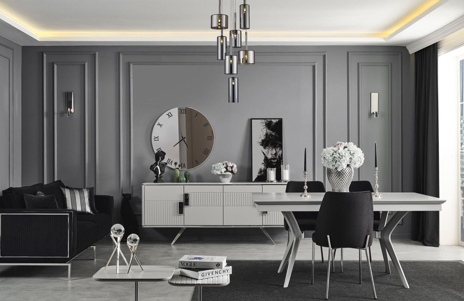 Grey Yemek Odası Takımı