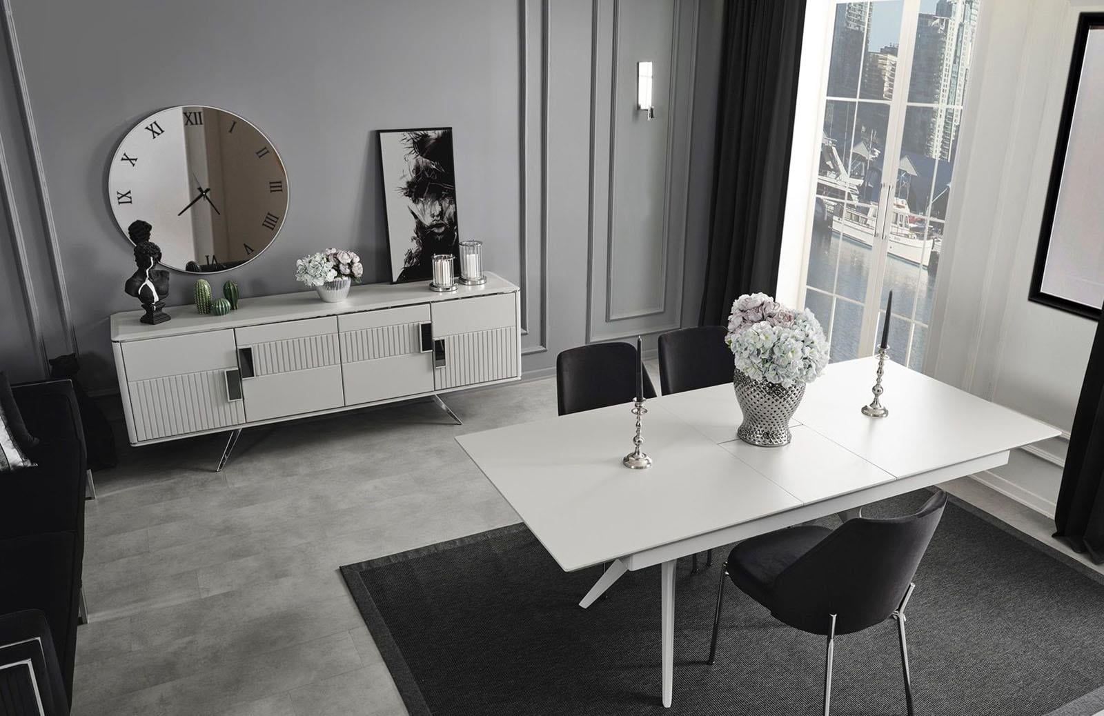 Grey Yemek Odası Takımı