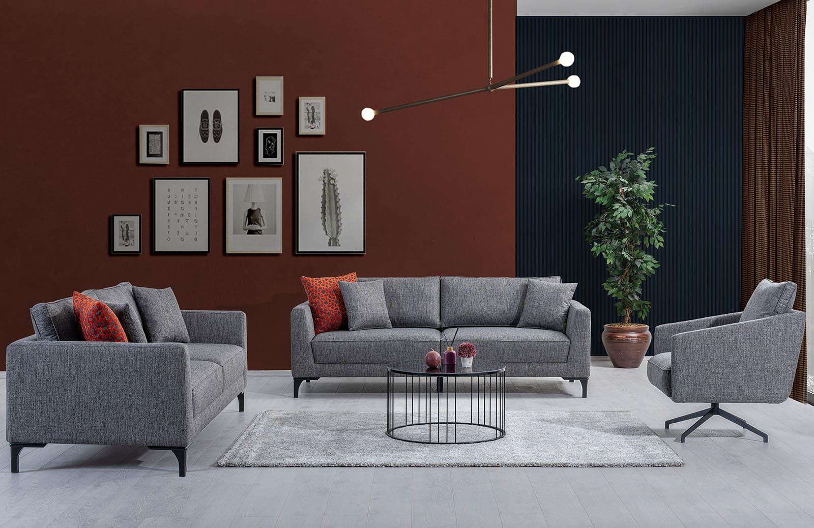 Kiana Black Koltuk Takımı