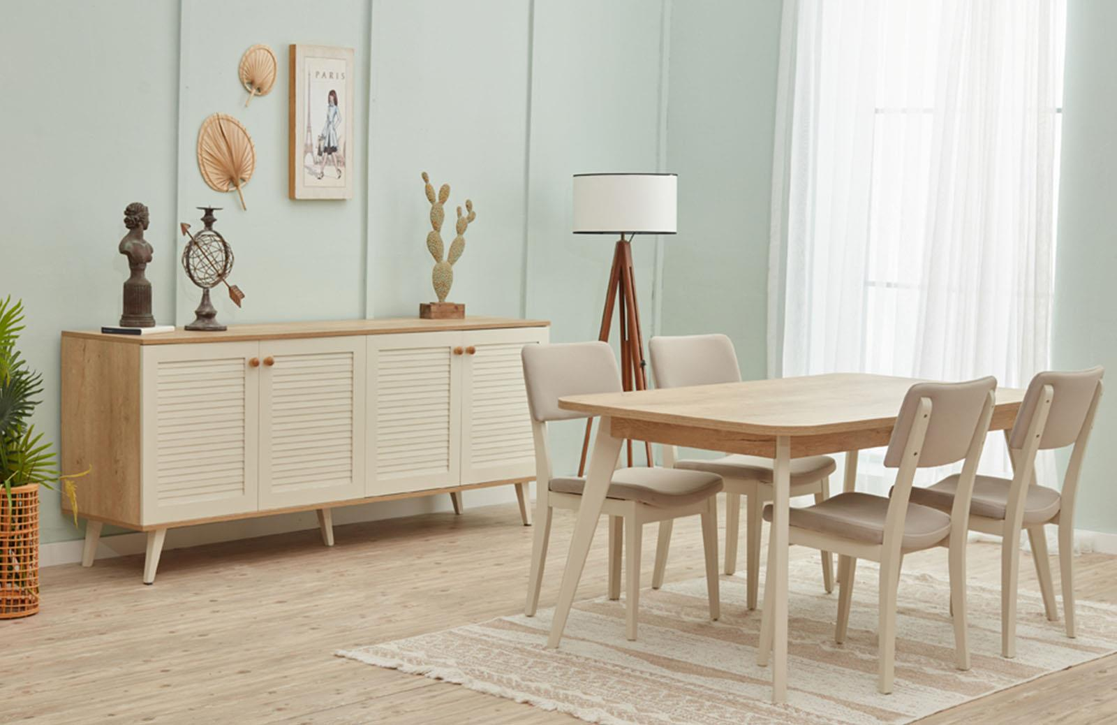 Lilac Yemek Odası Takımı