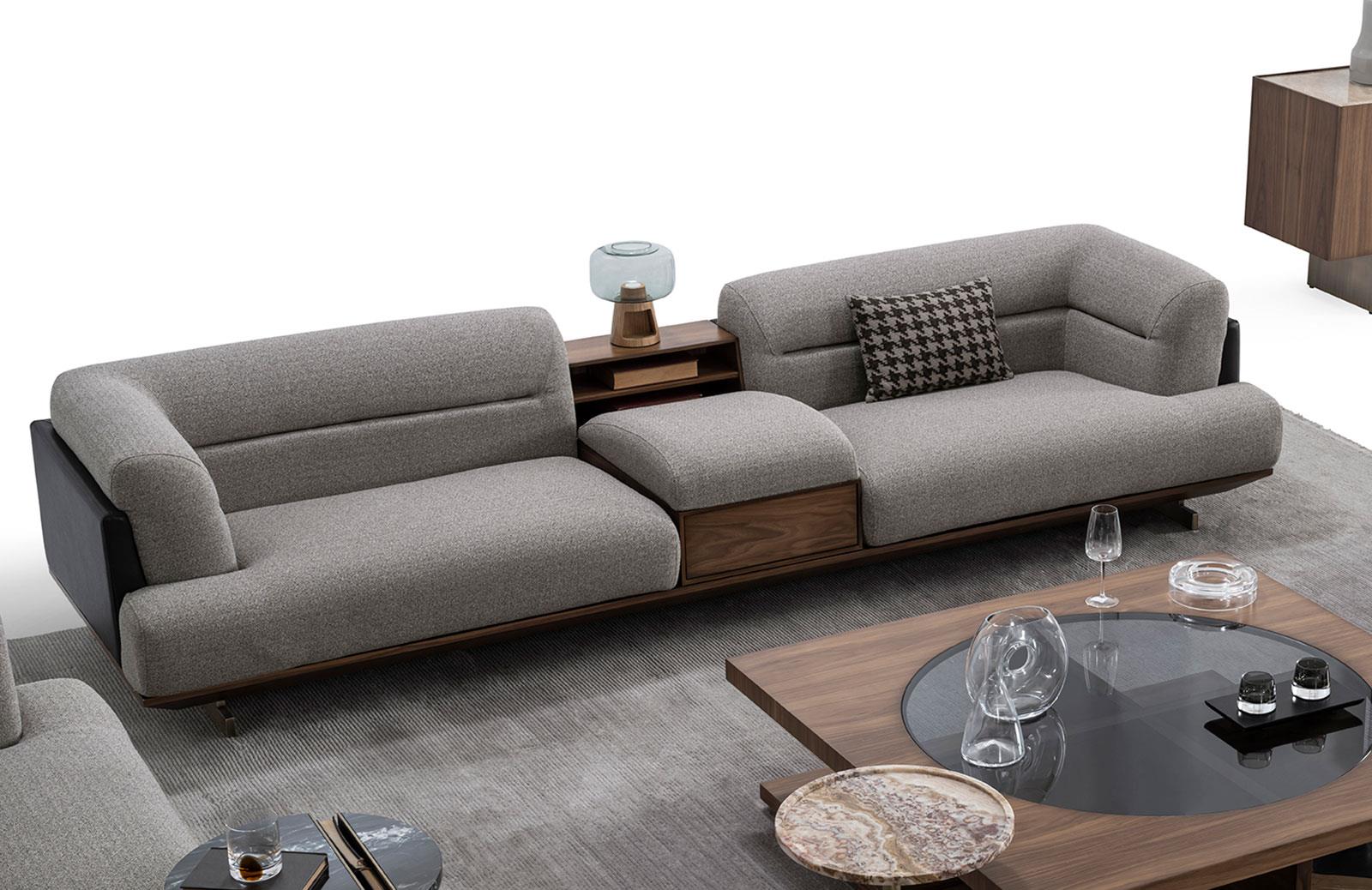 Lisaa Üçlü Koltuk Kitaplıklı -C