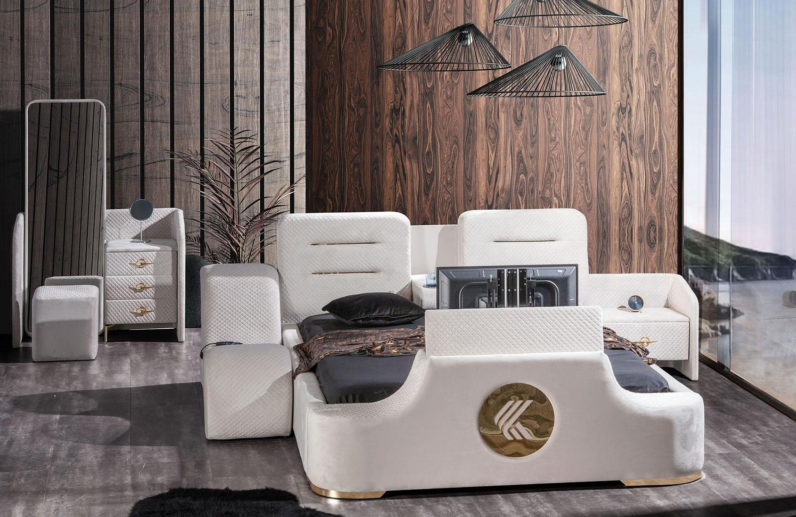 Luxury Fonksiyonel Ses Sistemli Karyola Seti