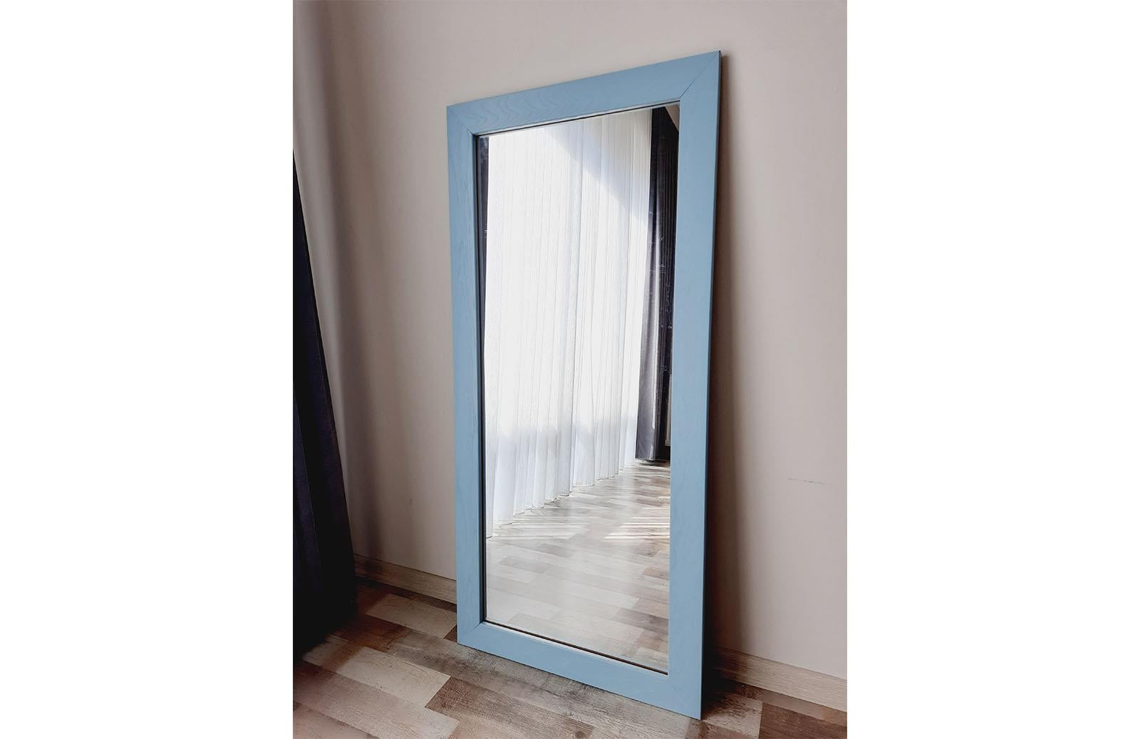 Mdf Dikdörtgen Yeşil Dekoratif Ayna 150x70 cm ENGC-DF-152