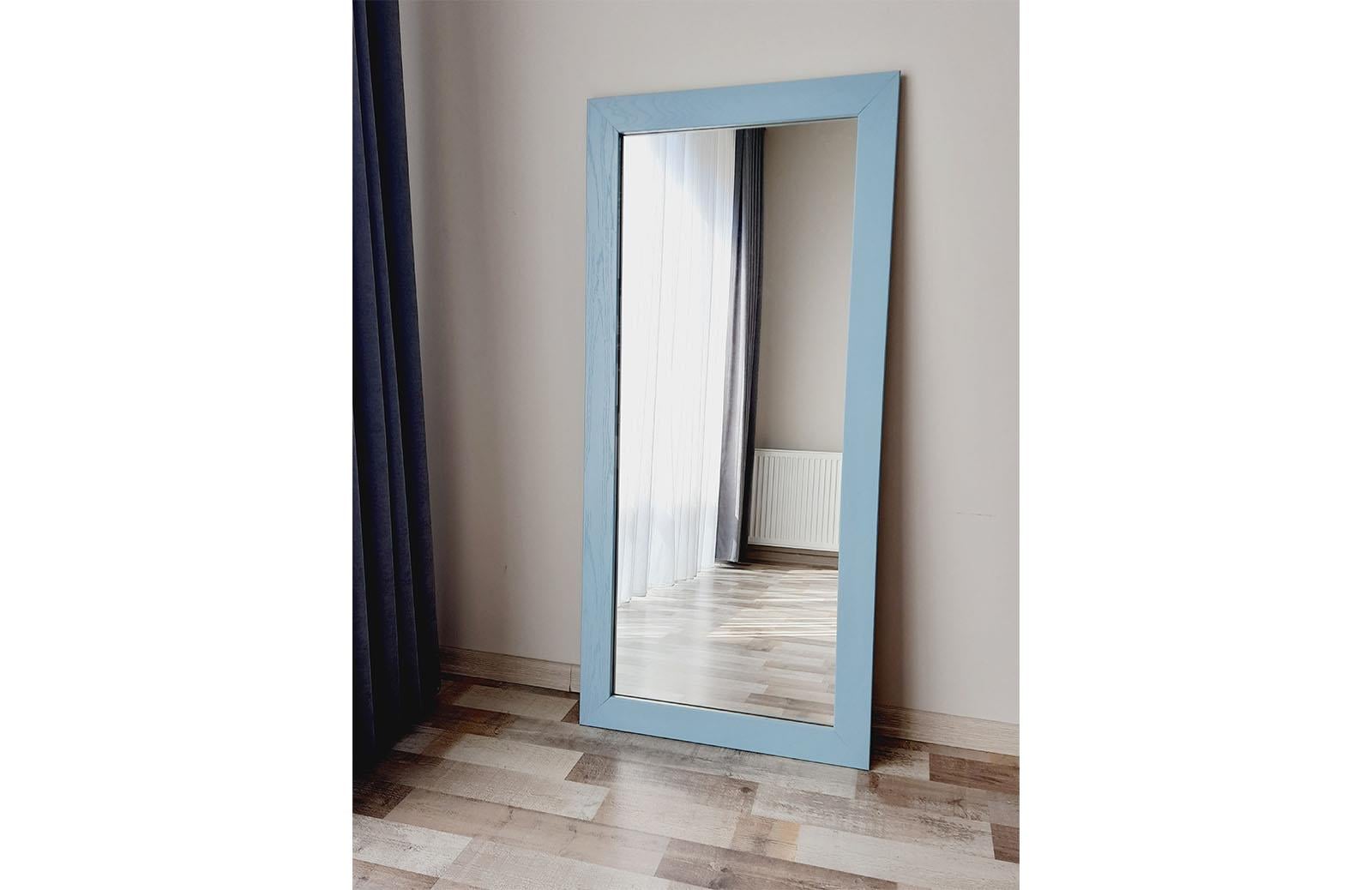 Mdf Dikdörtgen Yeşil Dekoratif Ayna 150x70 cm ENGC-DF-152